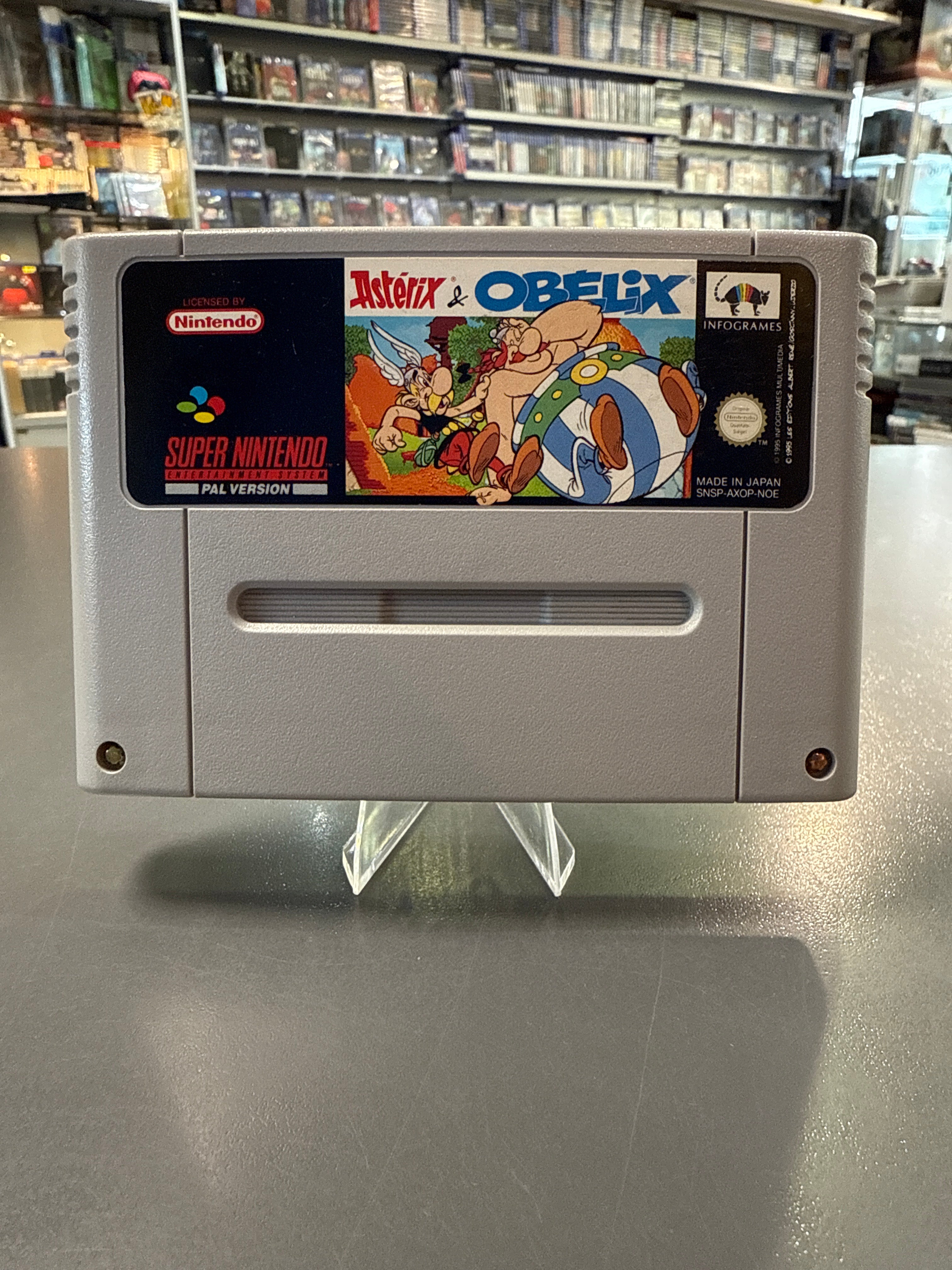 Asterix & Oberlix Nintendo SNES Modul *gebraucht