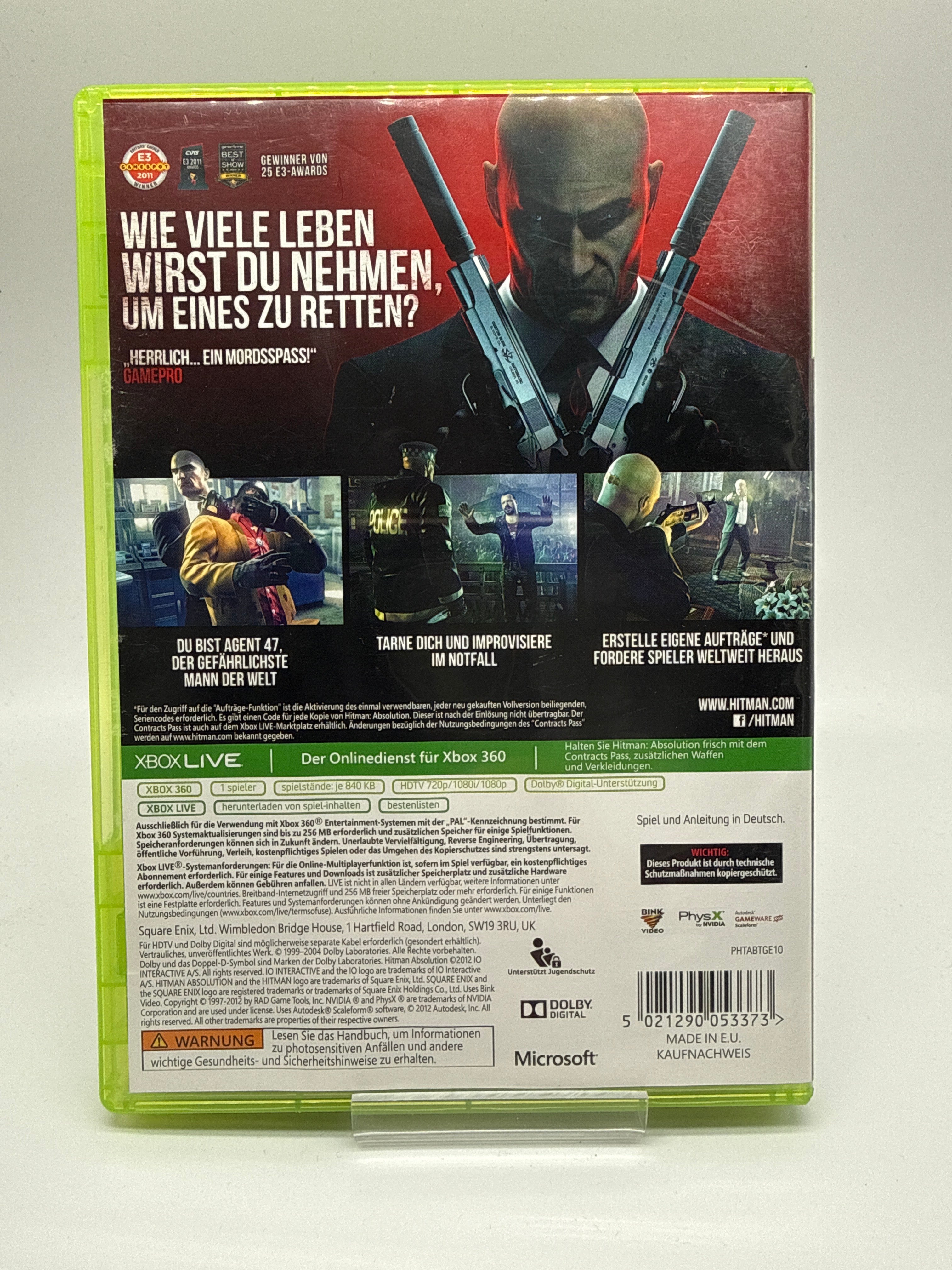 Hitman: Absolution - Outfit Edition Xbox 360 *gebraucht