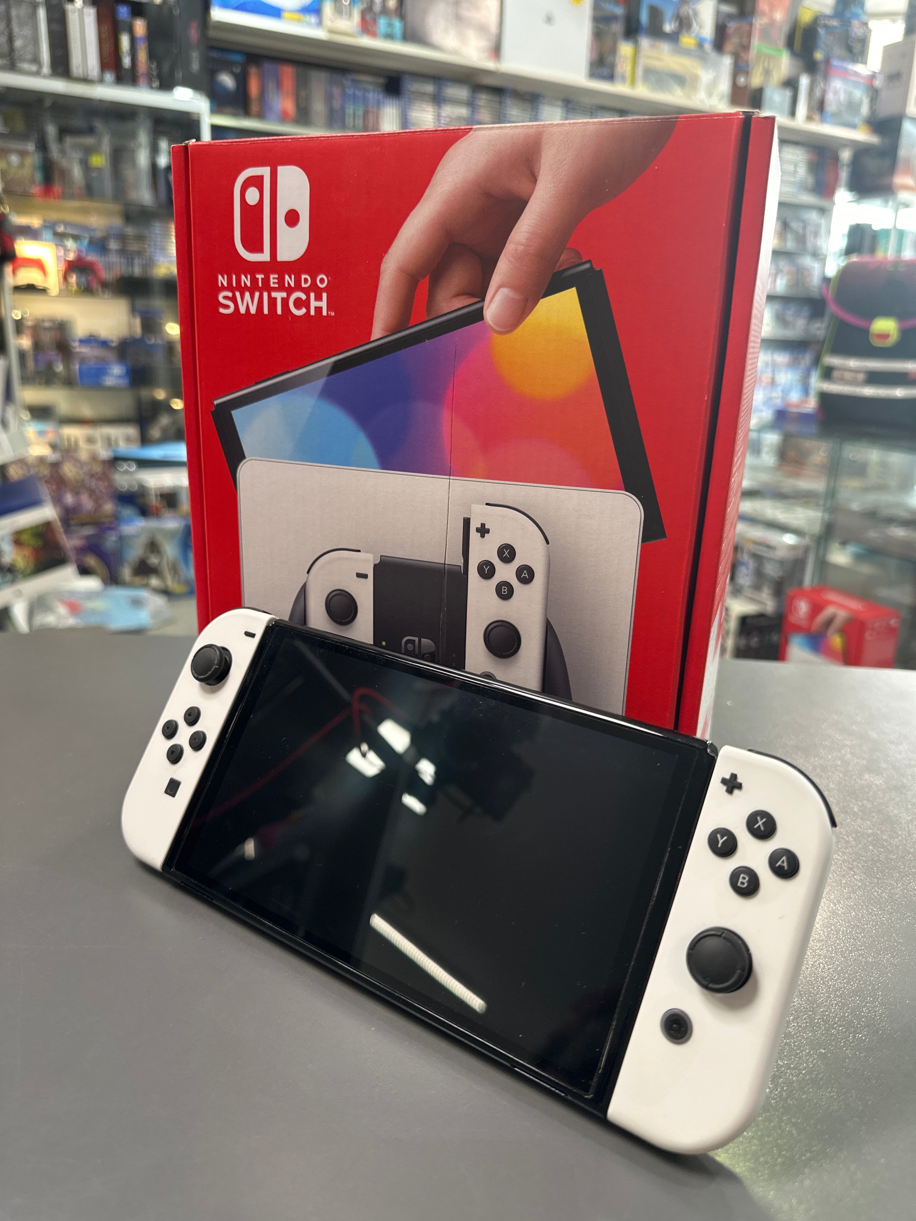 Nintendo Switch-Konsole OLED-Modell weiss *gebraucht*