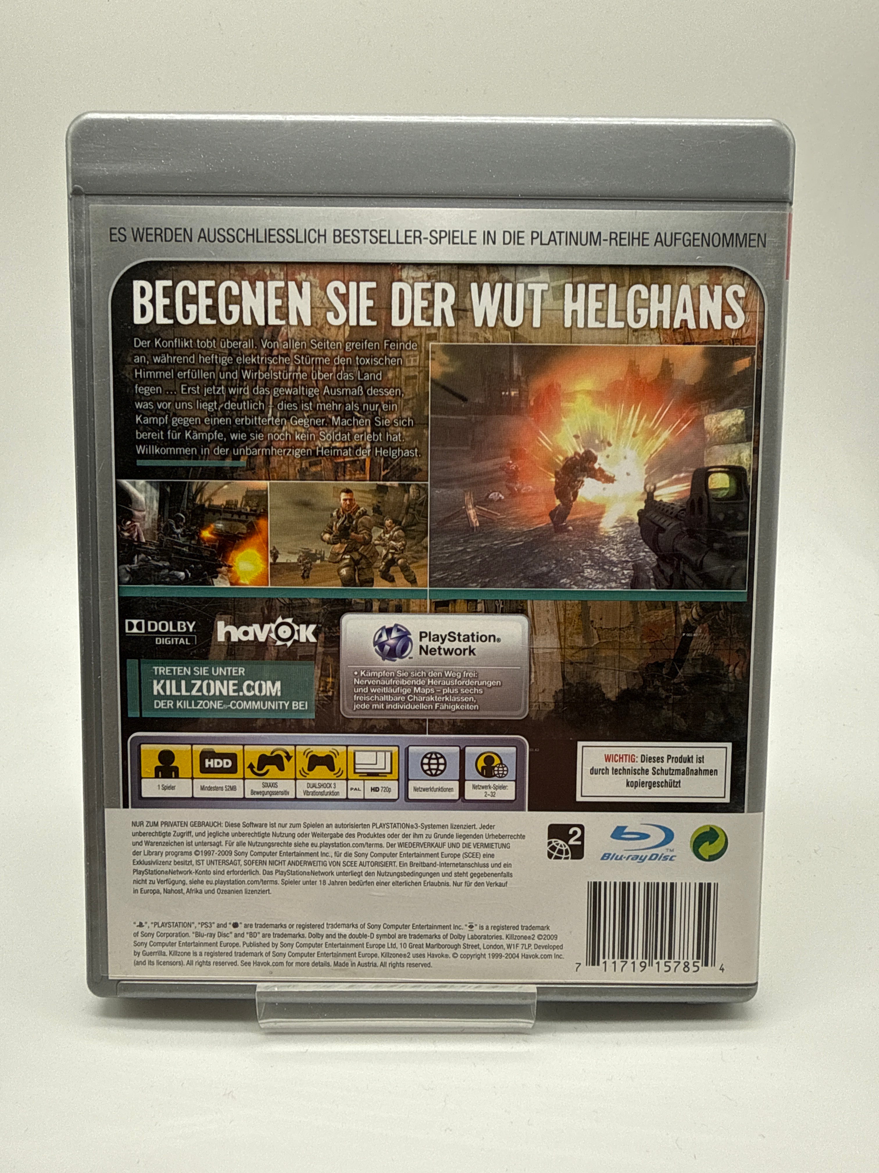Killzone 2 PS3 Platinum *gebraucht