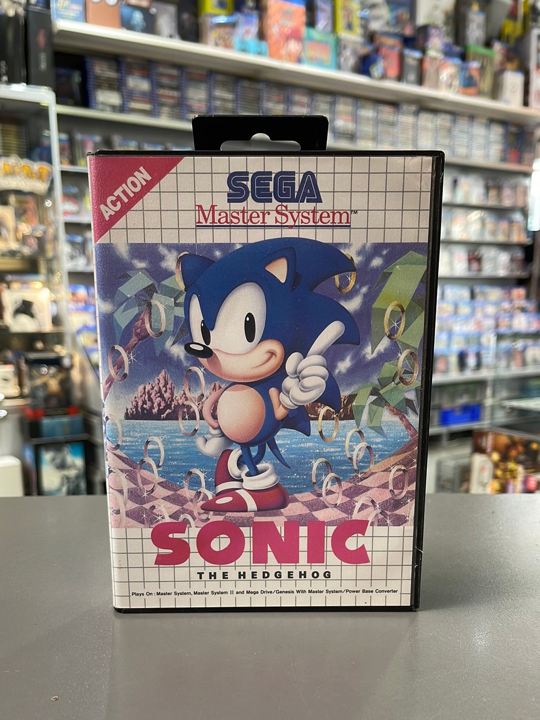 Sega Master System Sonic the hedehog