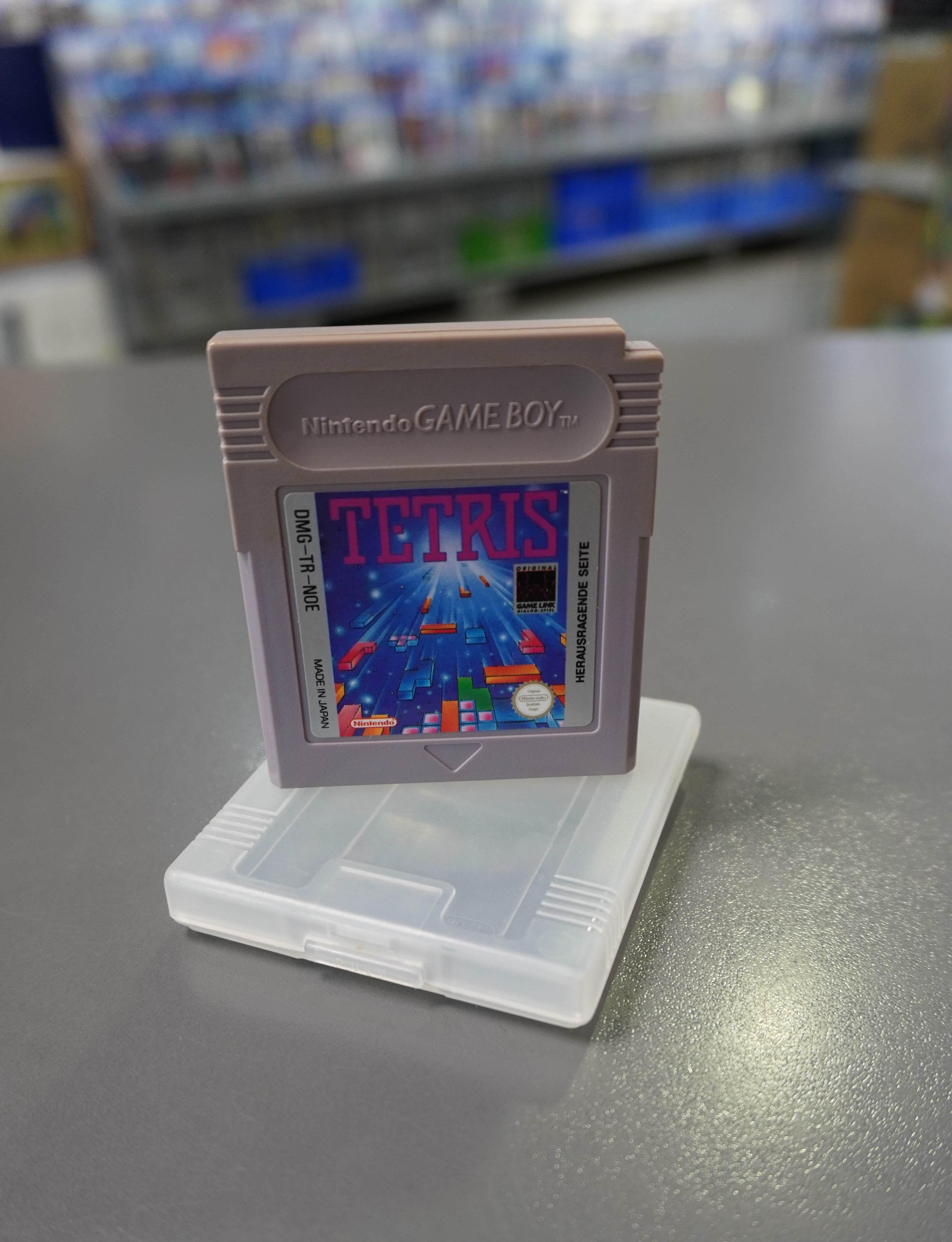 Tetris Modul für Nintendo Game Boy – gebrauchtes Game-Boy-Puzzle-Spiel mit klassischem Retro-Gameplay und Highscore-Herausforderung