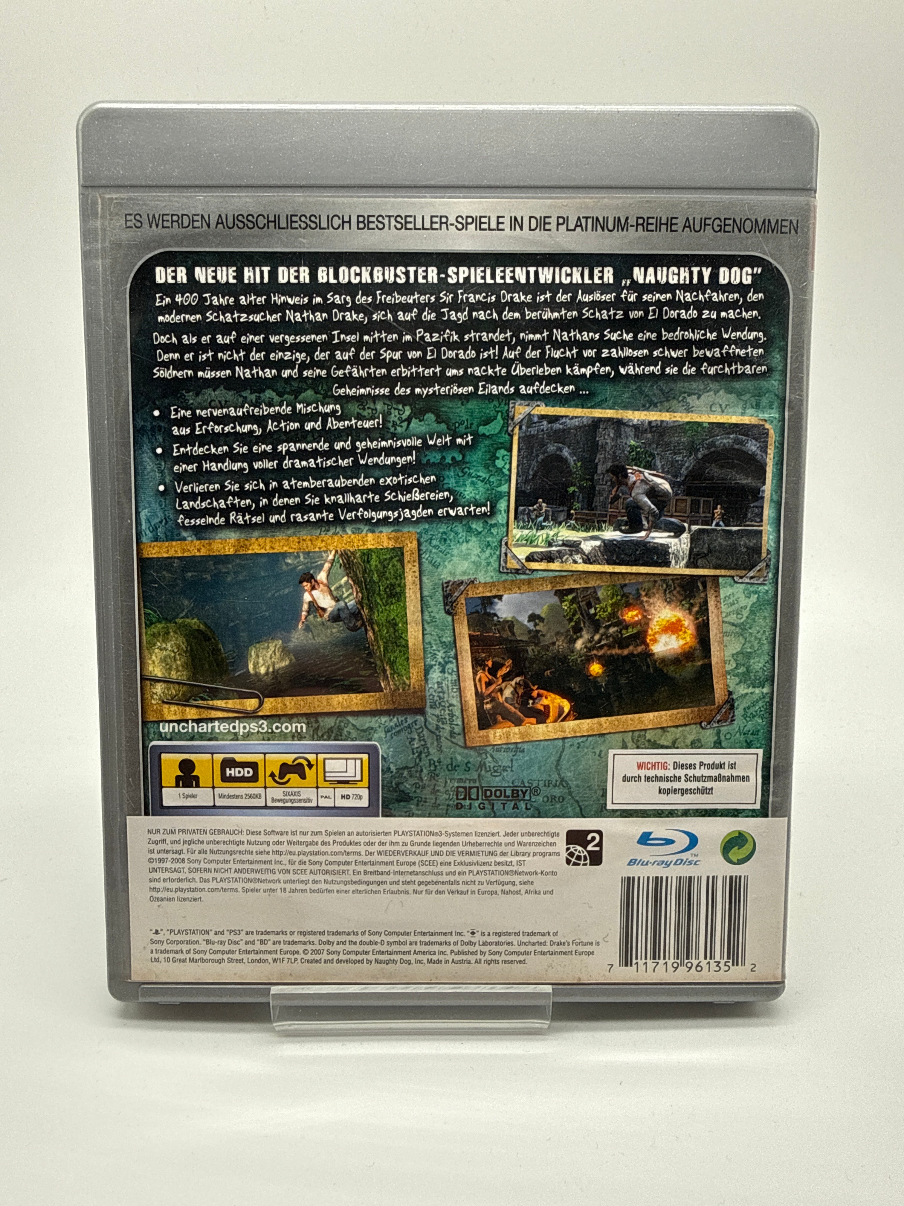 Uncharted: Drakes Schicksal PS3 Platinum *gebraucht