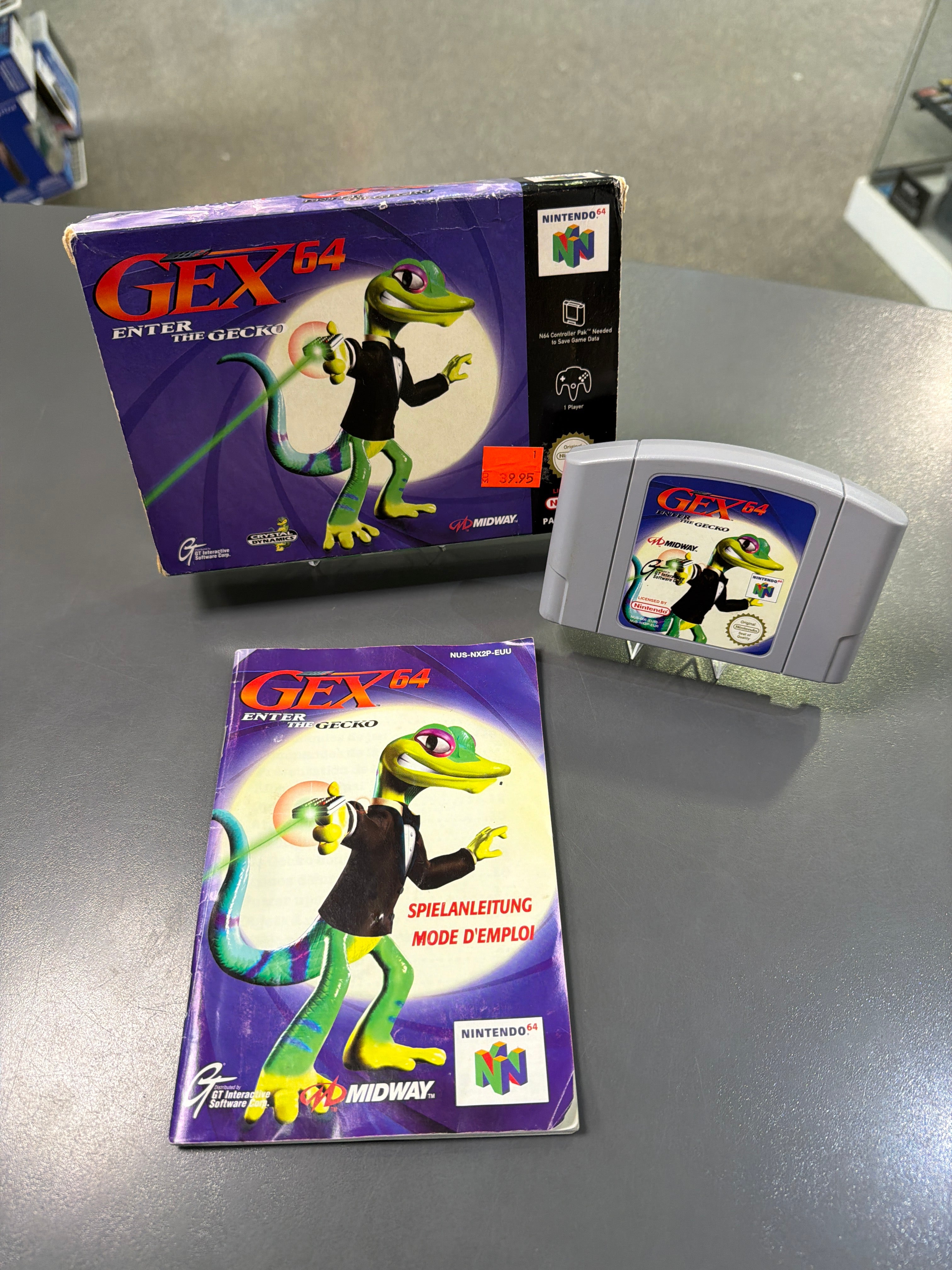 Gex 64: Enter the Gecko Nintendo 64 OVP *gebraucht