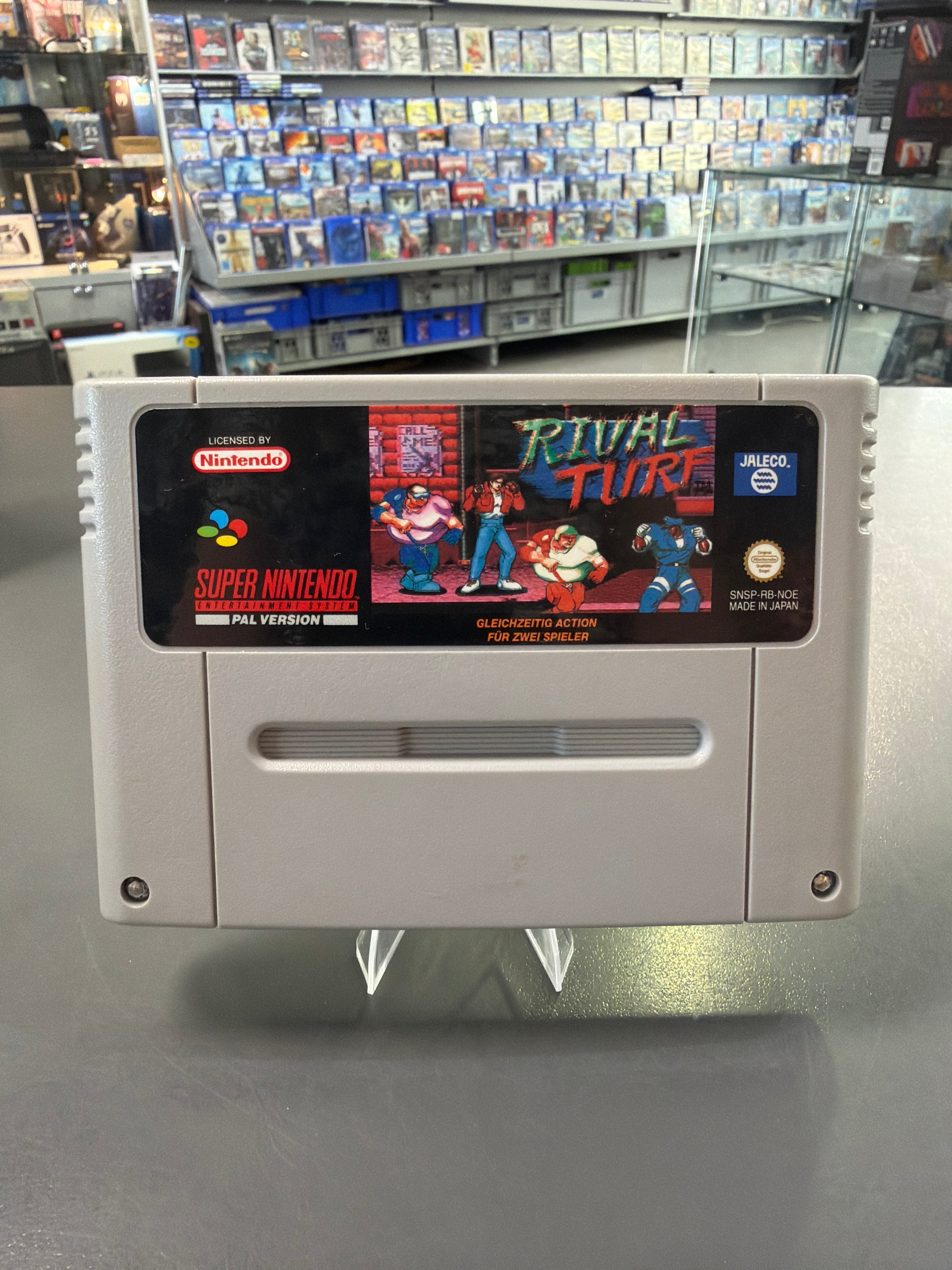 Rival Turf Super Nintendo,SNES *Modul + Anleitung