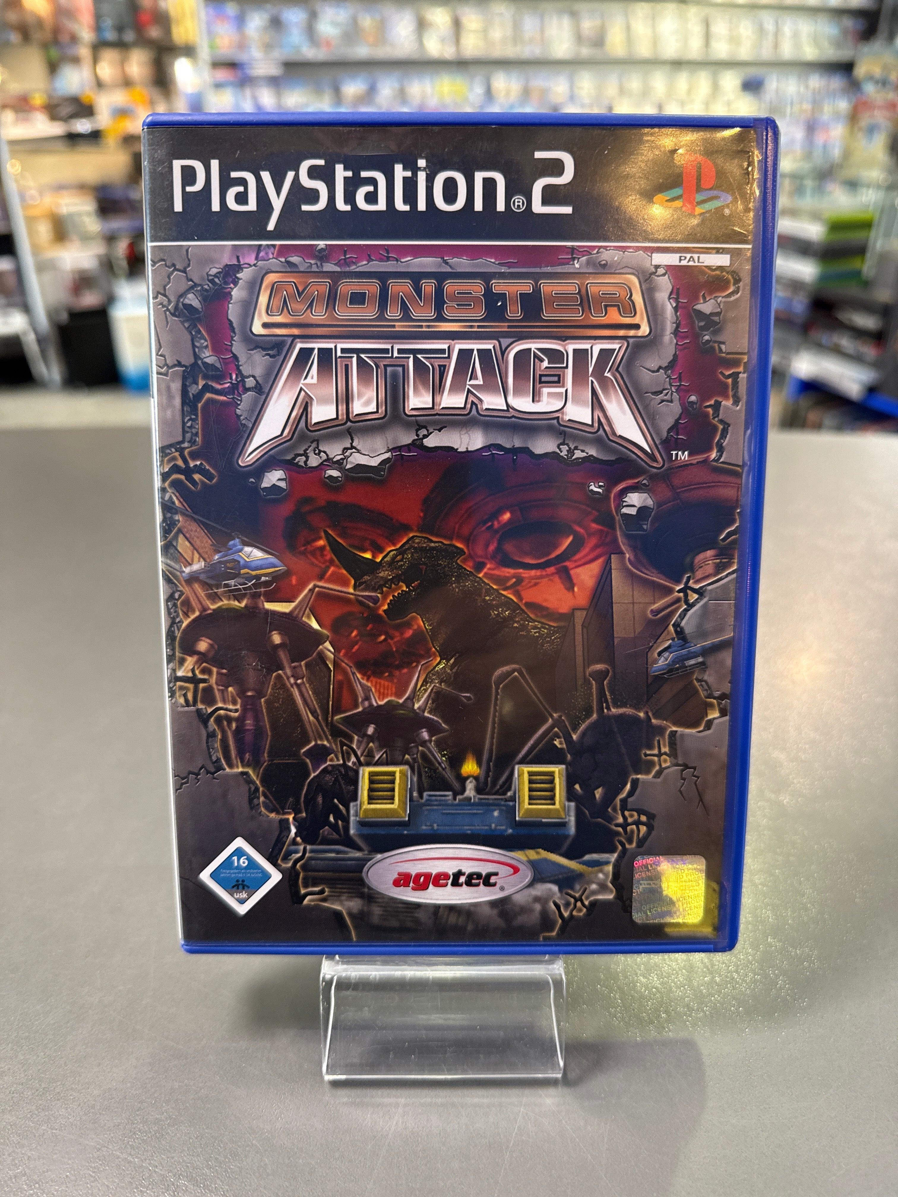 Monster Attack Playstation 2 / PS2 Rarität *gebraucht