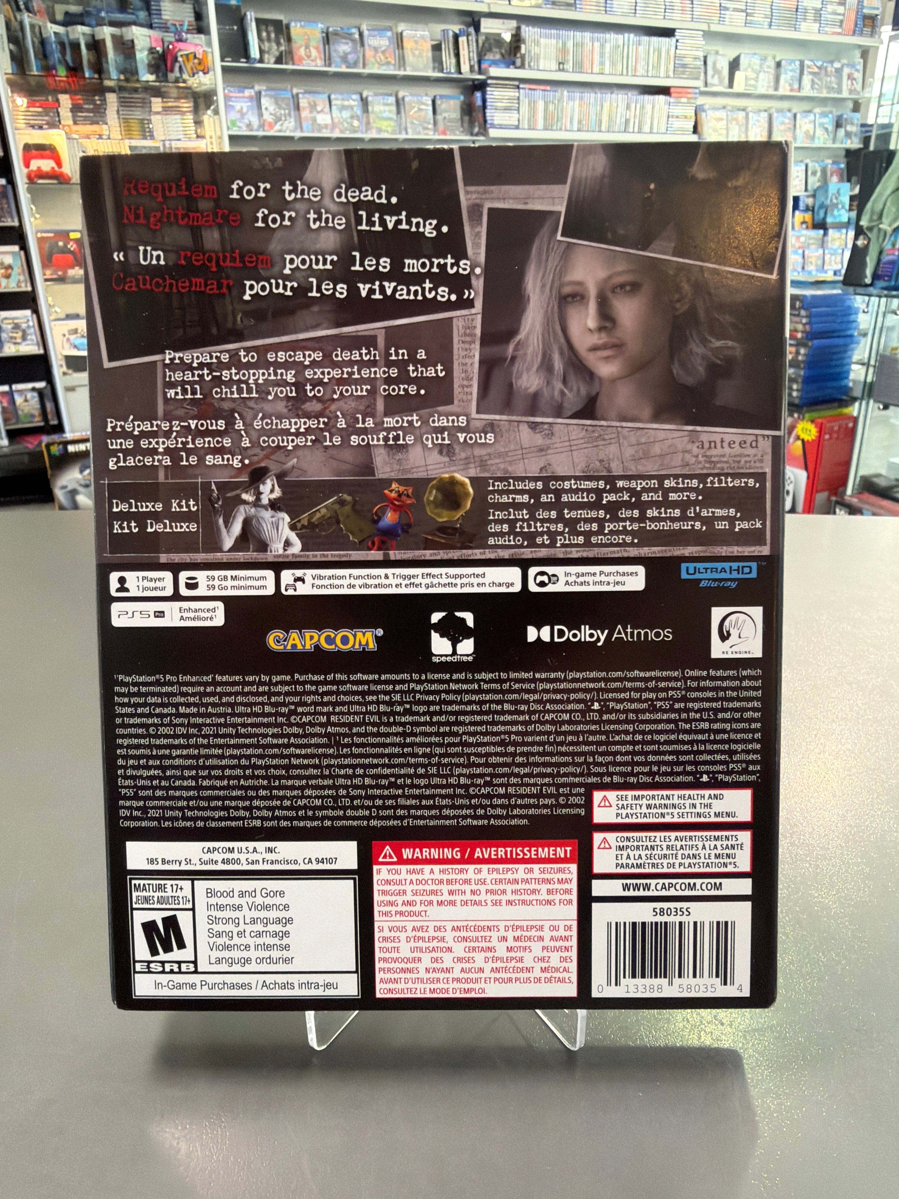 Resident Evil Requiem Deluxe Edition + Steelbook US Version-Sony Playstation 5, PS5 *gebraucht