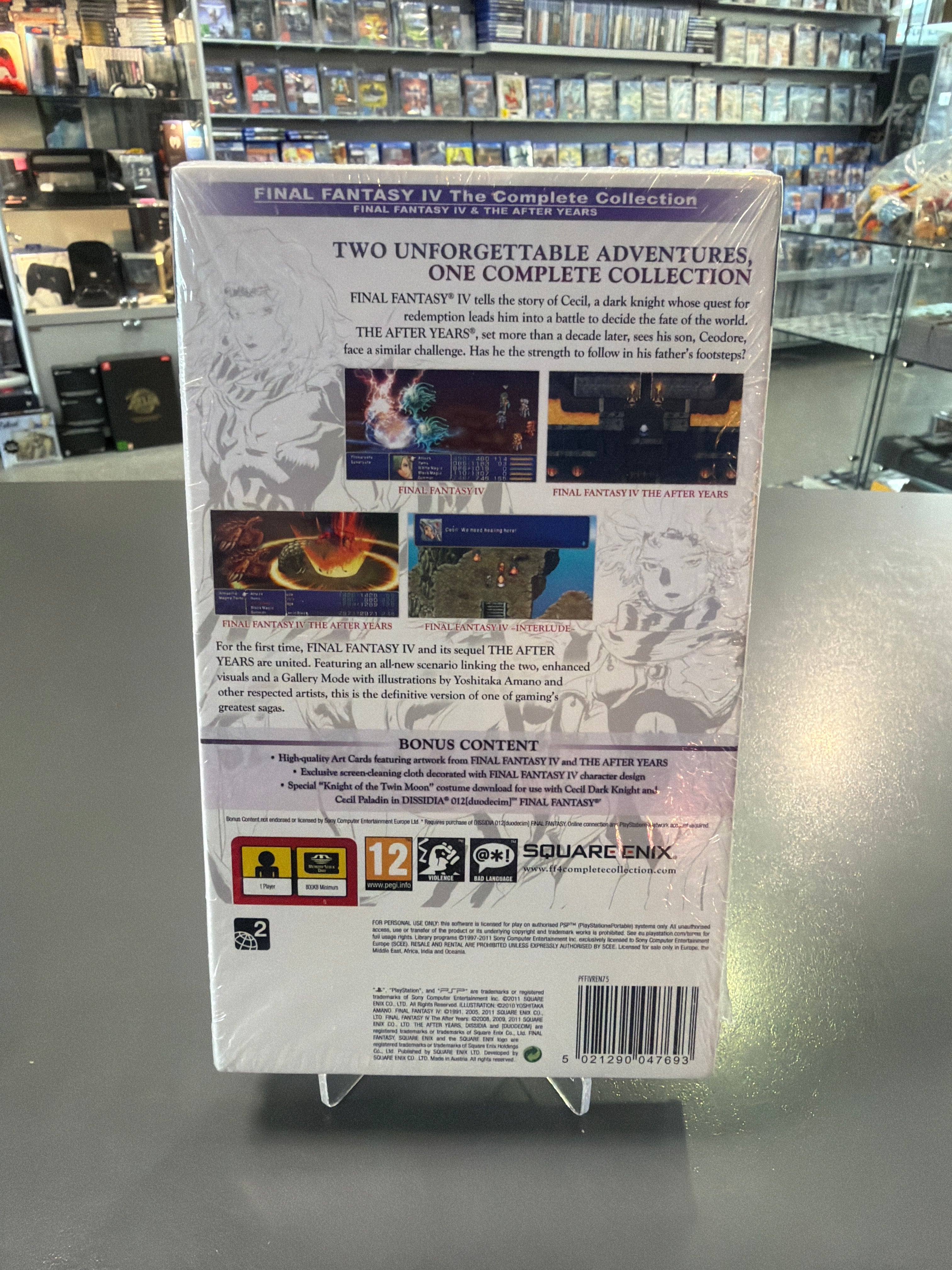 PSP Final Fantasy IV: Die komplette Sammlung. Nagelneue Sony werkseitig versiegelt / Sammlerstück