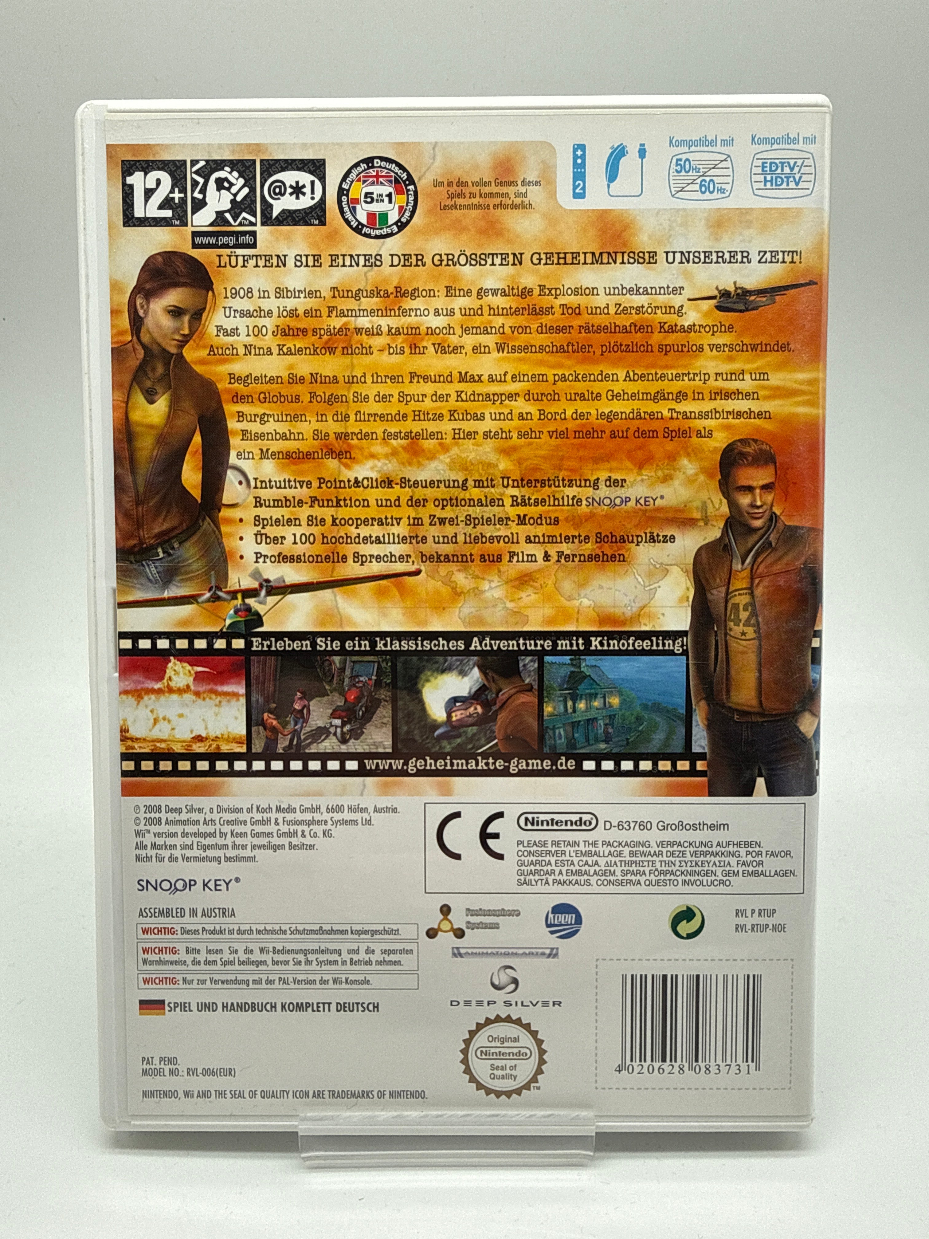 Geheimakte Tunguska Nintendo Wii *gebraucht