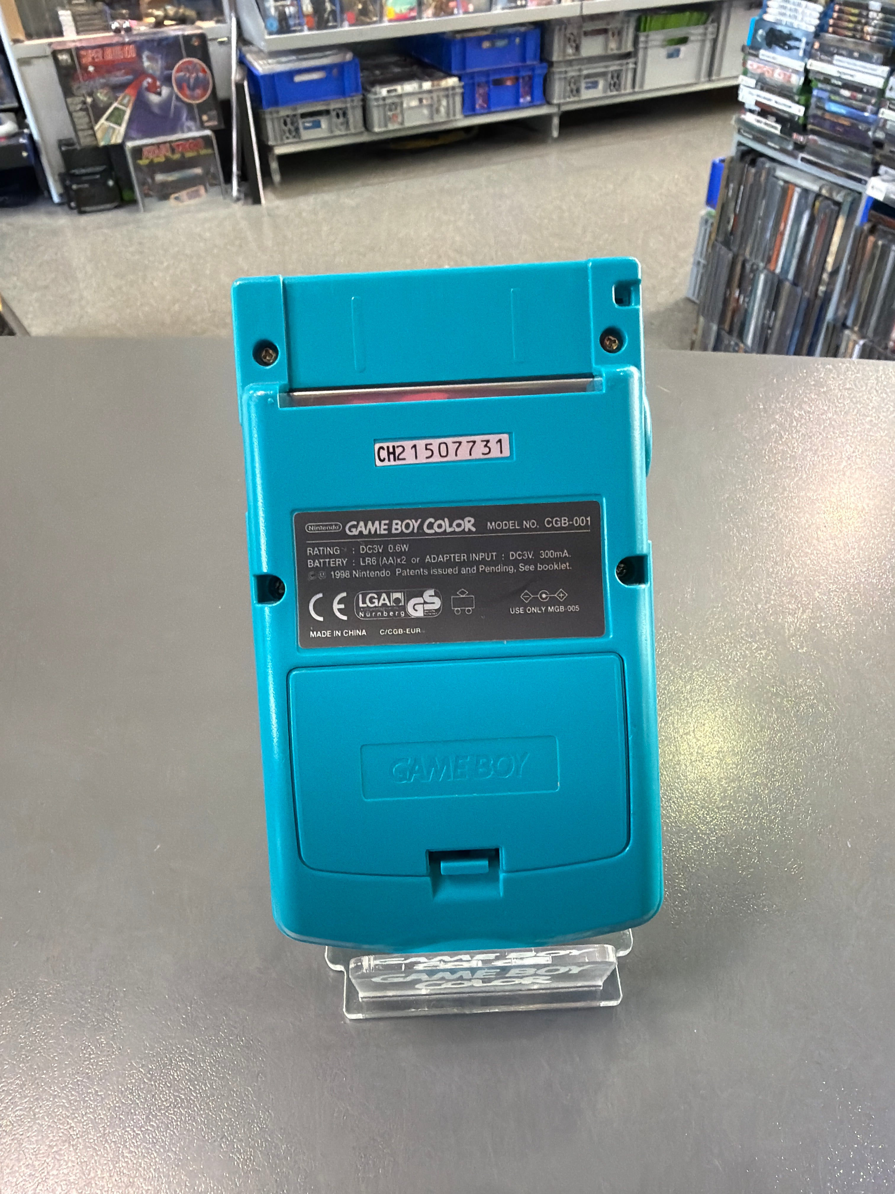 Nintendo GameBoy Color *Türkis* Konsole gebraucht