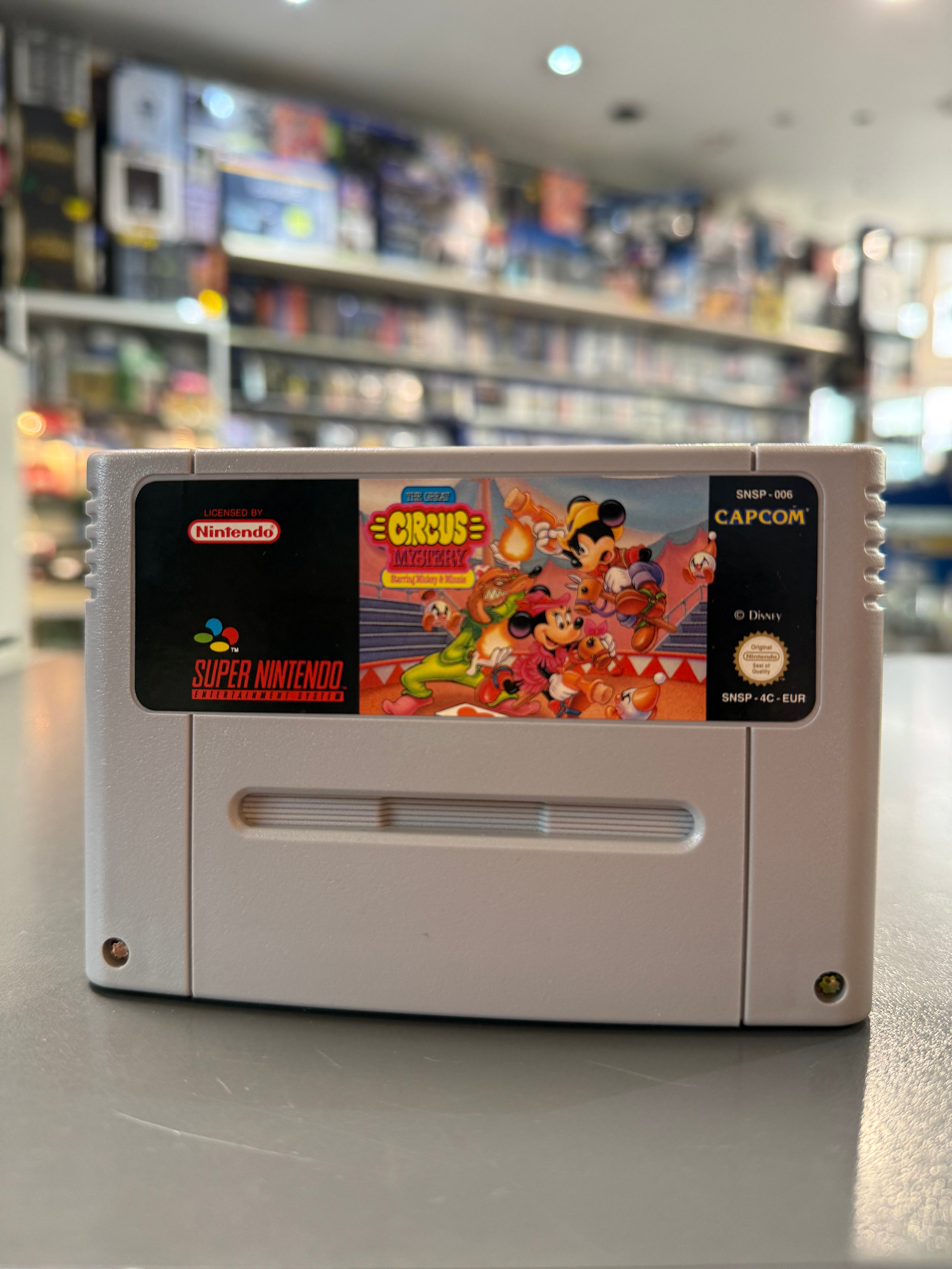 The Great Circus Mystery Starring Mickey Mouse SNES, Super Nintendo Modul *gebraucht
