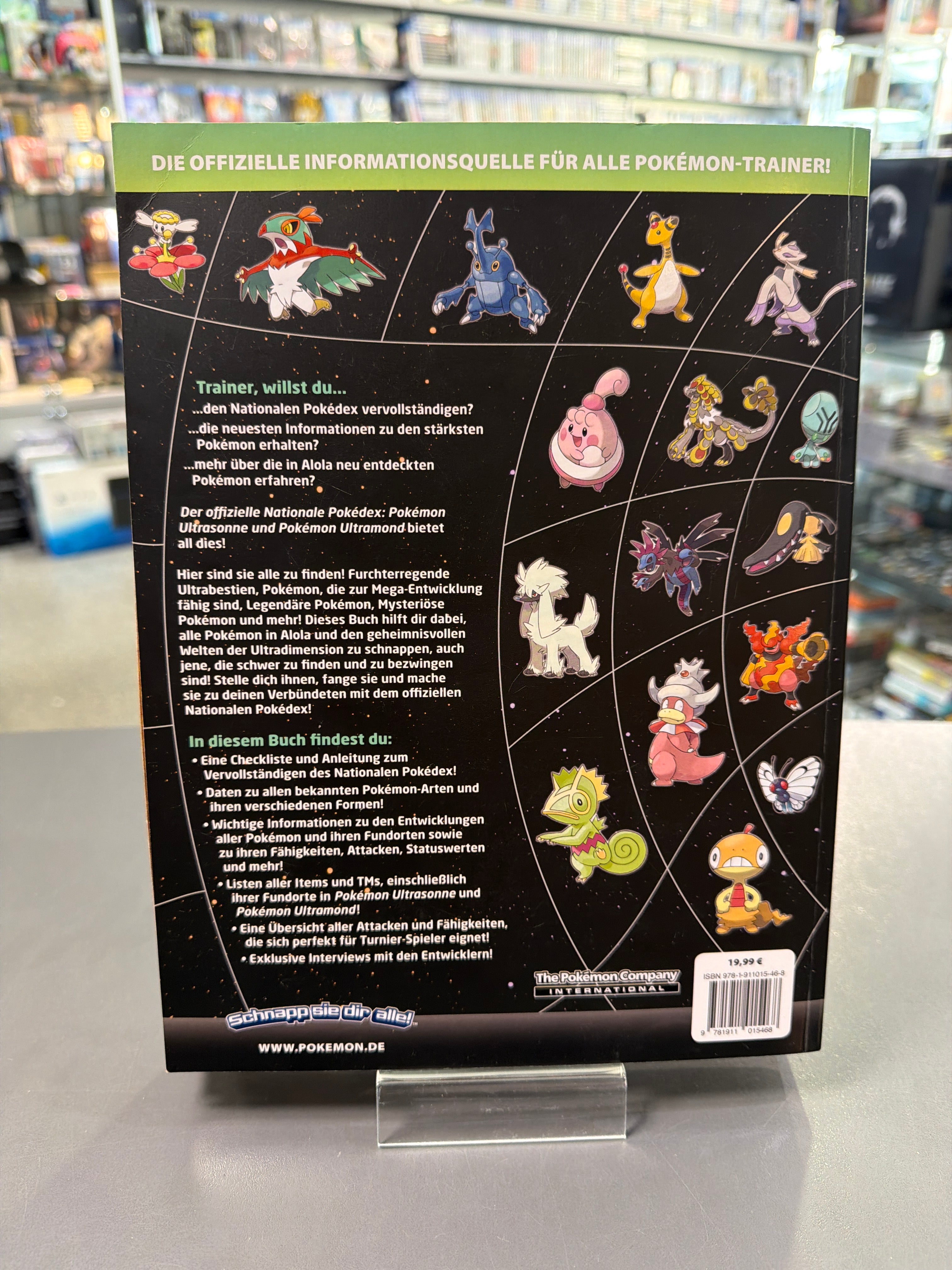 Pokemon Ultrasonne und Ultramond - Pokedex *gebraucht