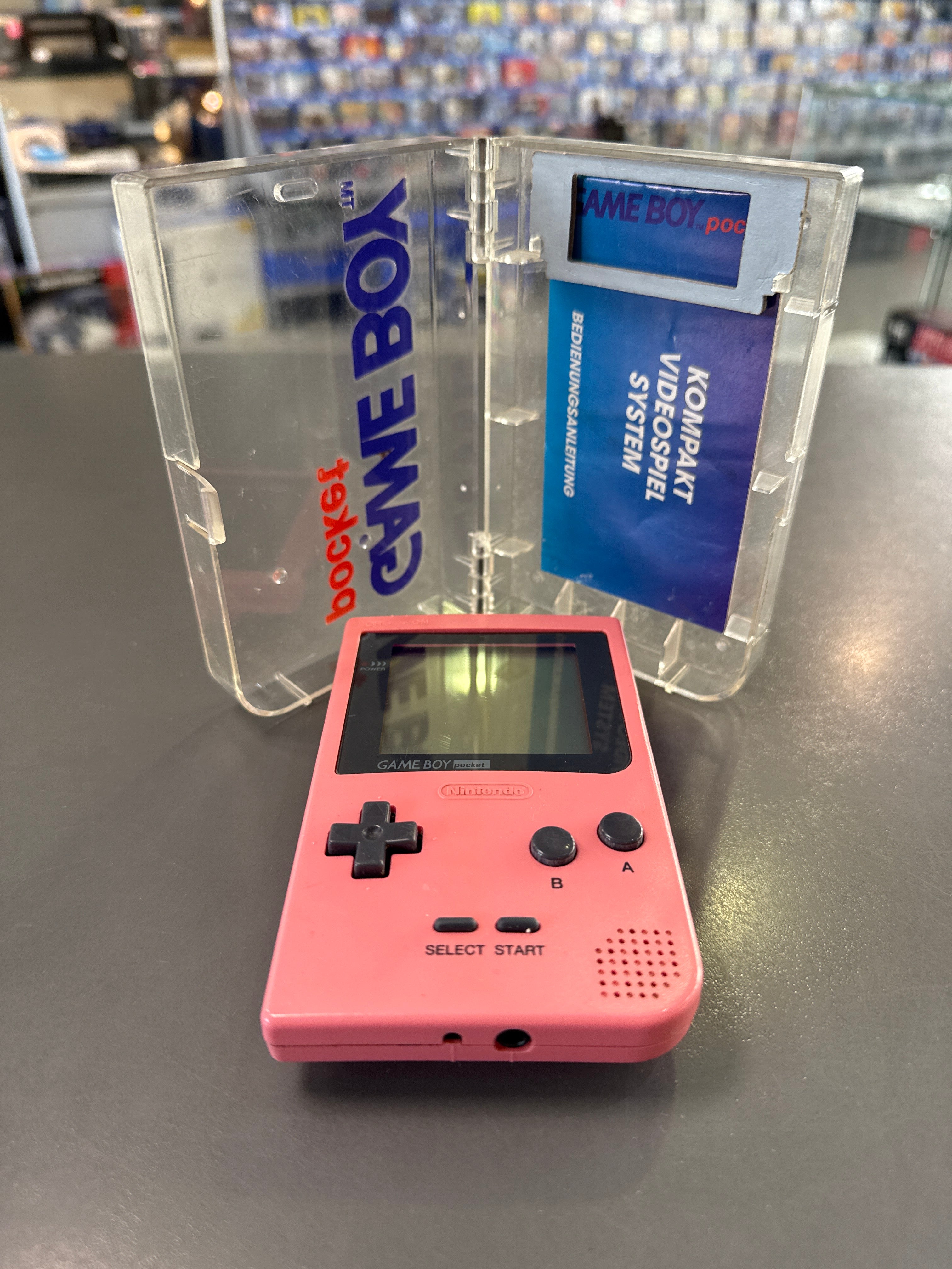 Original Nintendo Game Boy Pocket MGB-001 Pink Retro Konsole