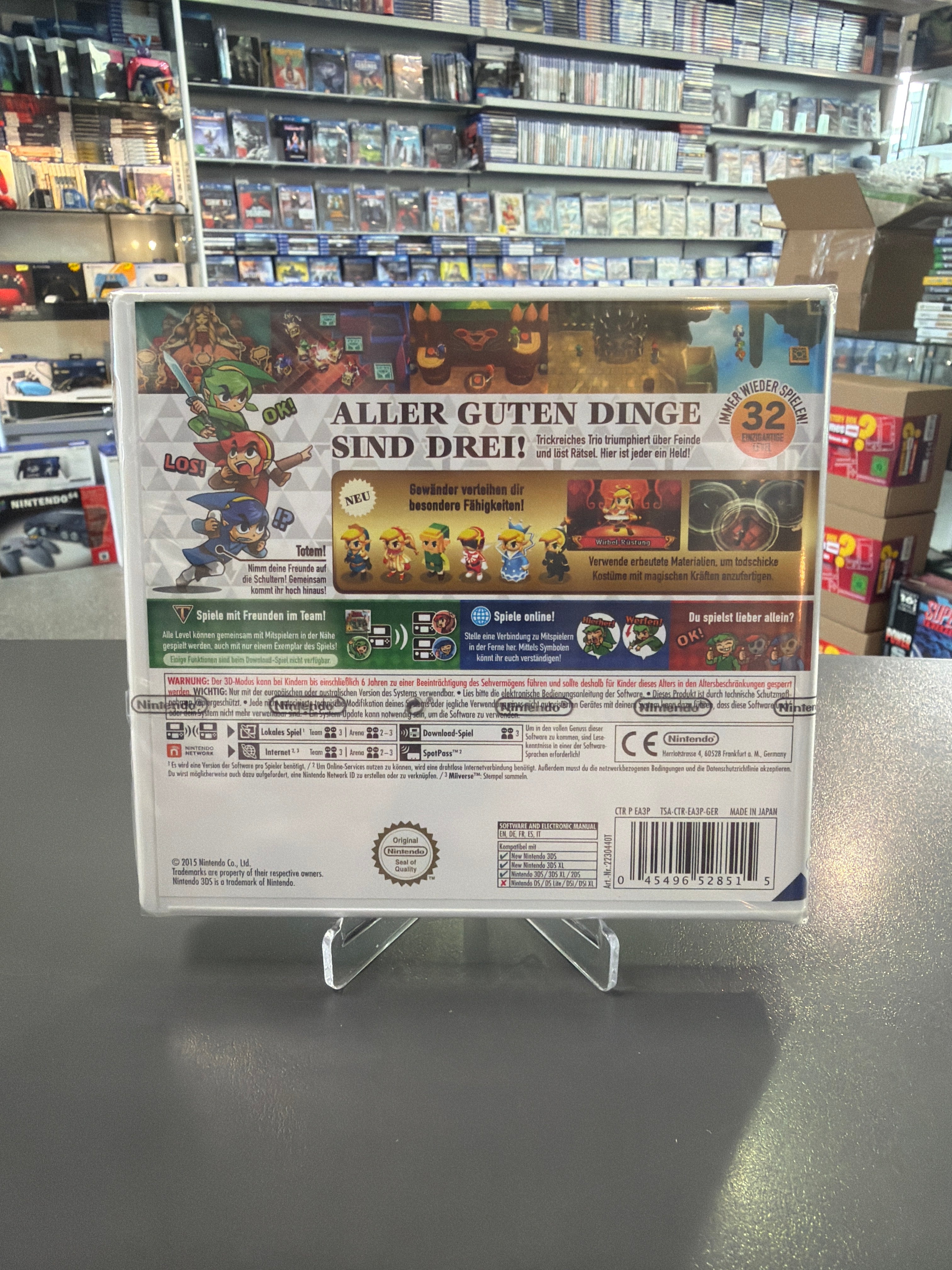 The Legend of Zelda: TriForce Heroes - Nintendo 3DS / 2DS *Neu