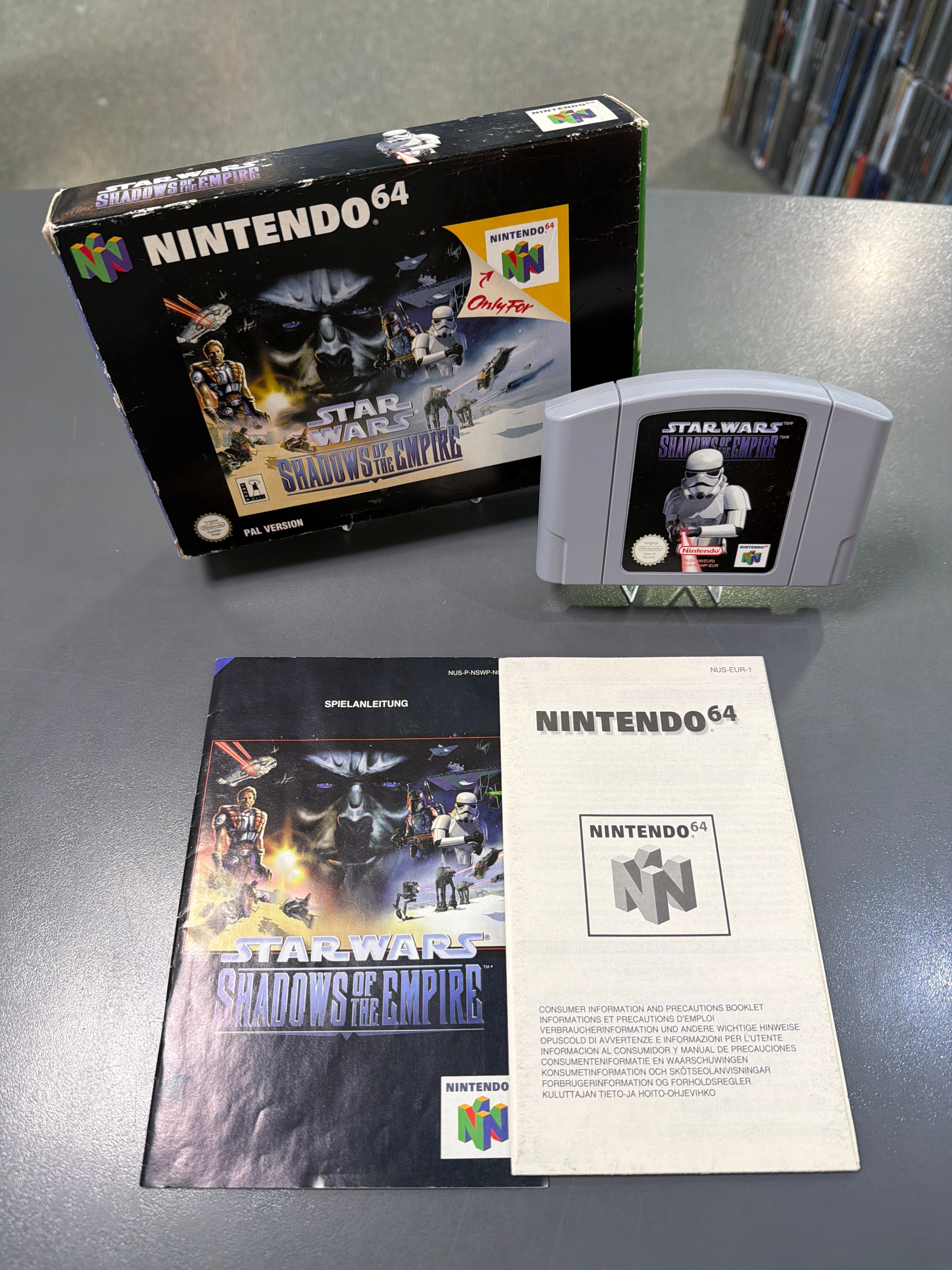 Star Wars Shadows of the Empire N64 OVP *gebraucht