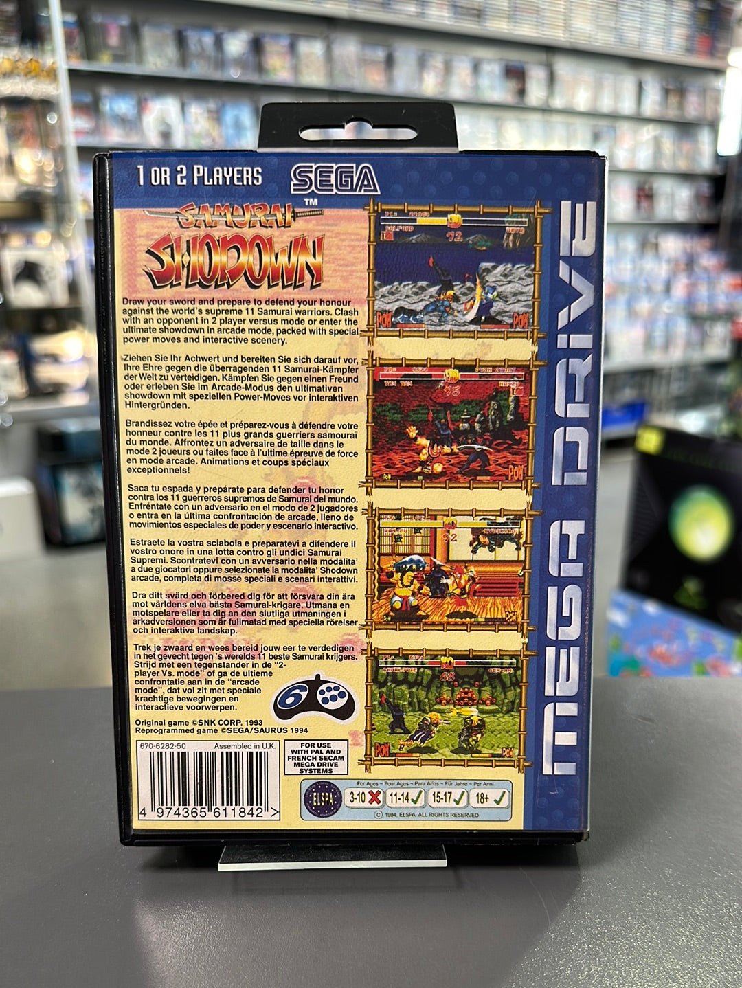Sega Mega Drive Samurai Shodown