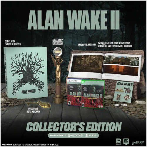 Alan Wake 2 PS-5 Collectors Edition US Limited Run - AW1 per DLC US Account erforderlich