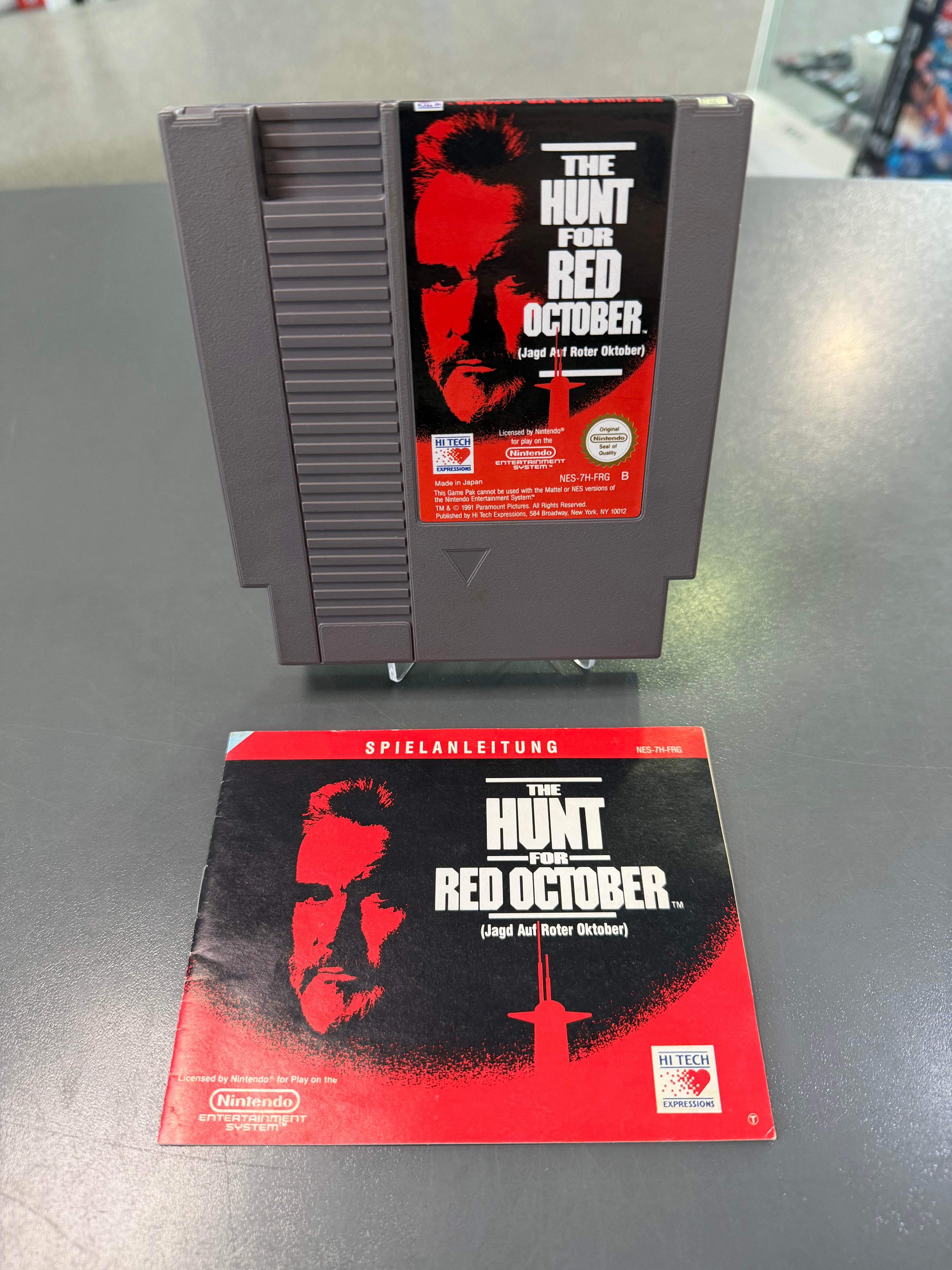 The Hunt for Red October – NES mit Anleitung *gebraucht