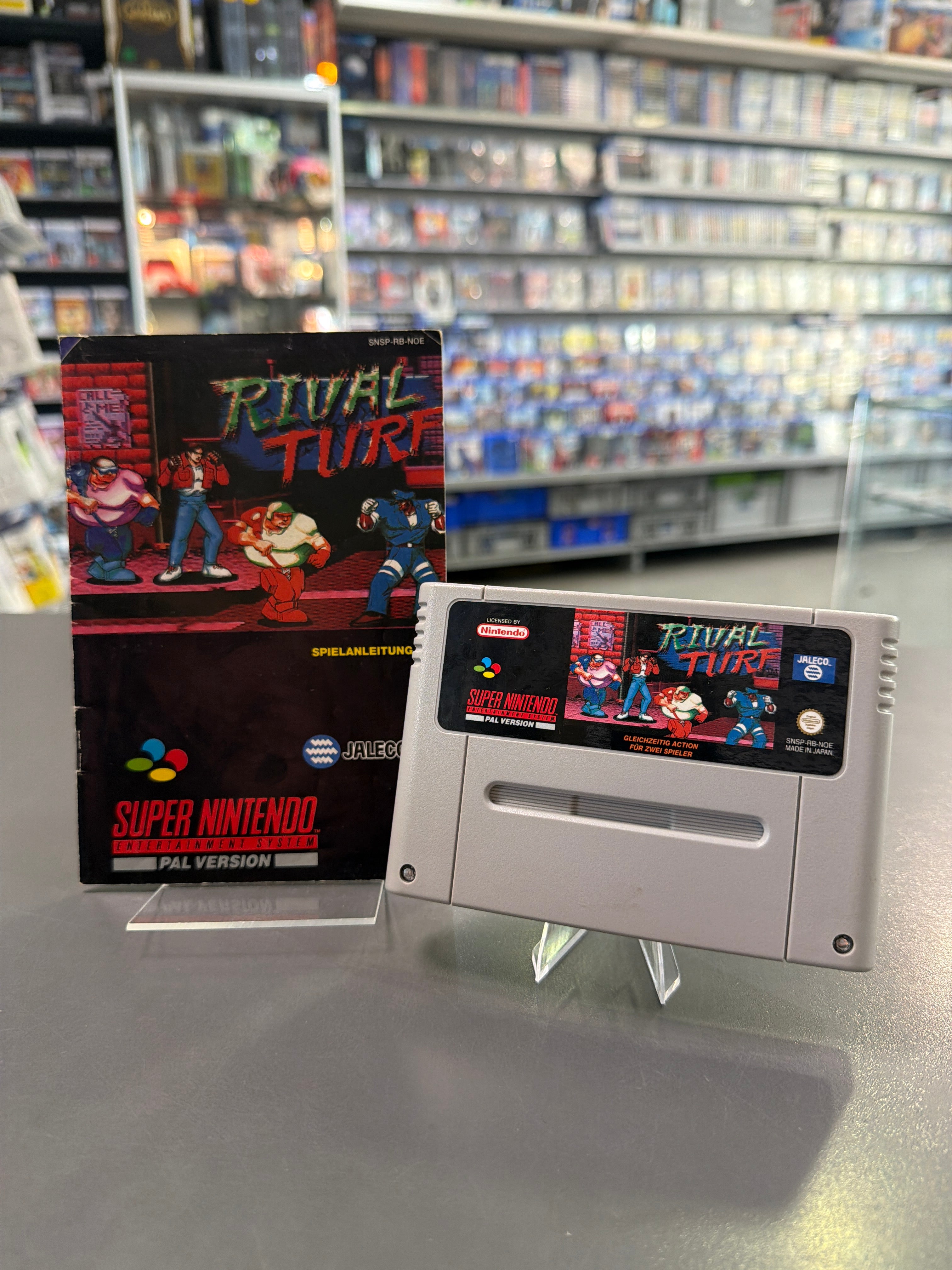 Rival Turf Super Nintendo,SNES *Modul + Anleitung