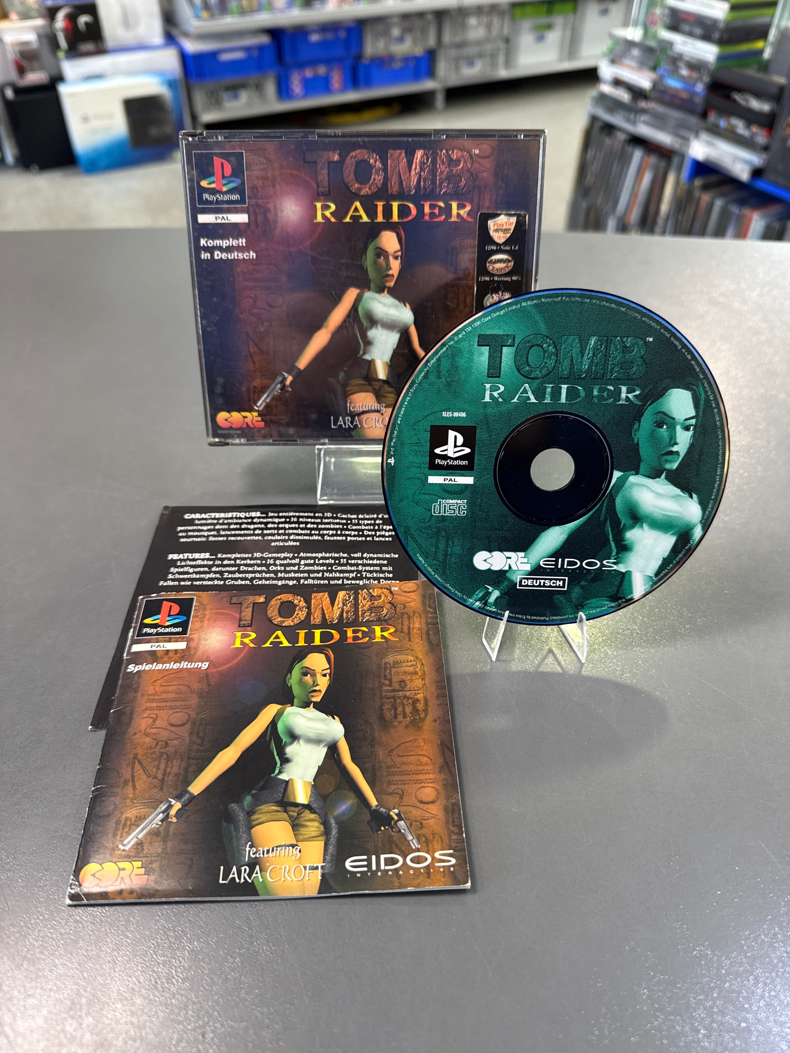 Tomb Raider I (PlayStation 1, PS1) - Deutsche Version Black Label *gebraucht