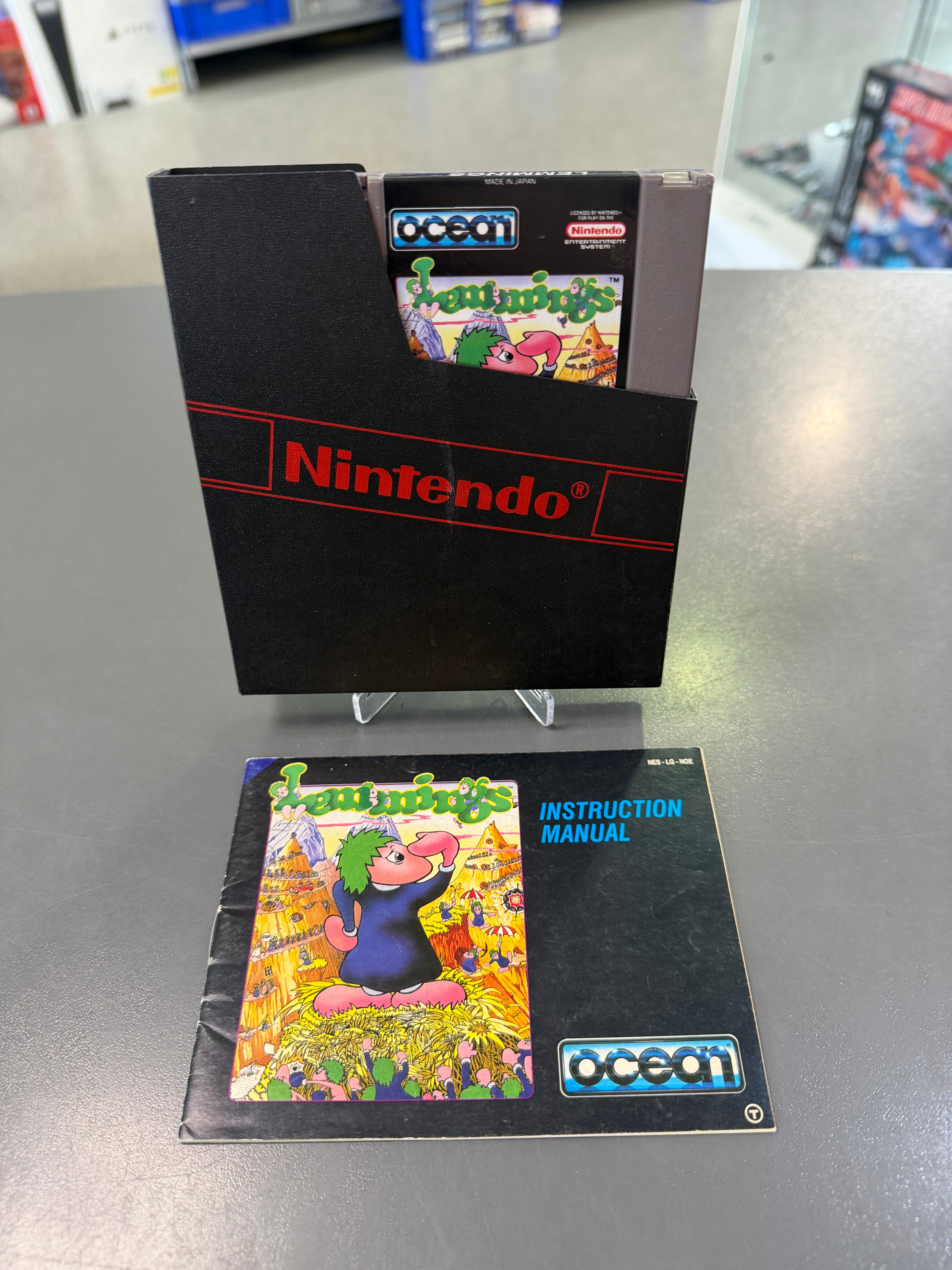 Lemmings – NES mit Schuber und Anleitung *gebraucht