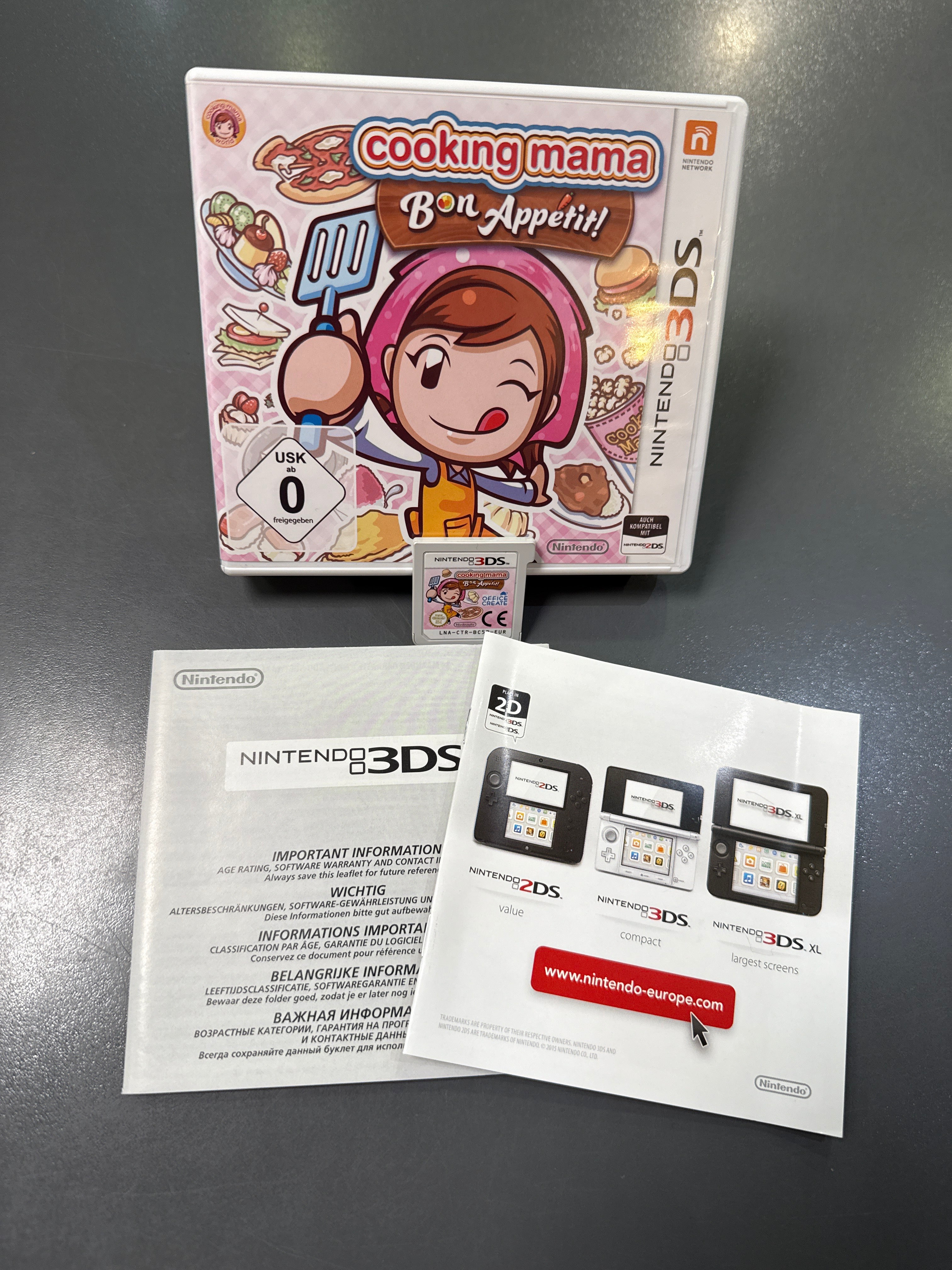 Cooking Mama: Bon Appétit - Nintendo 3DS *gebraucht