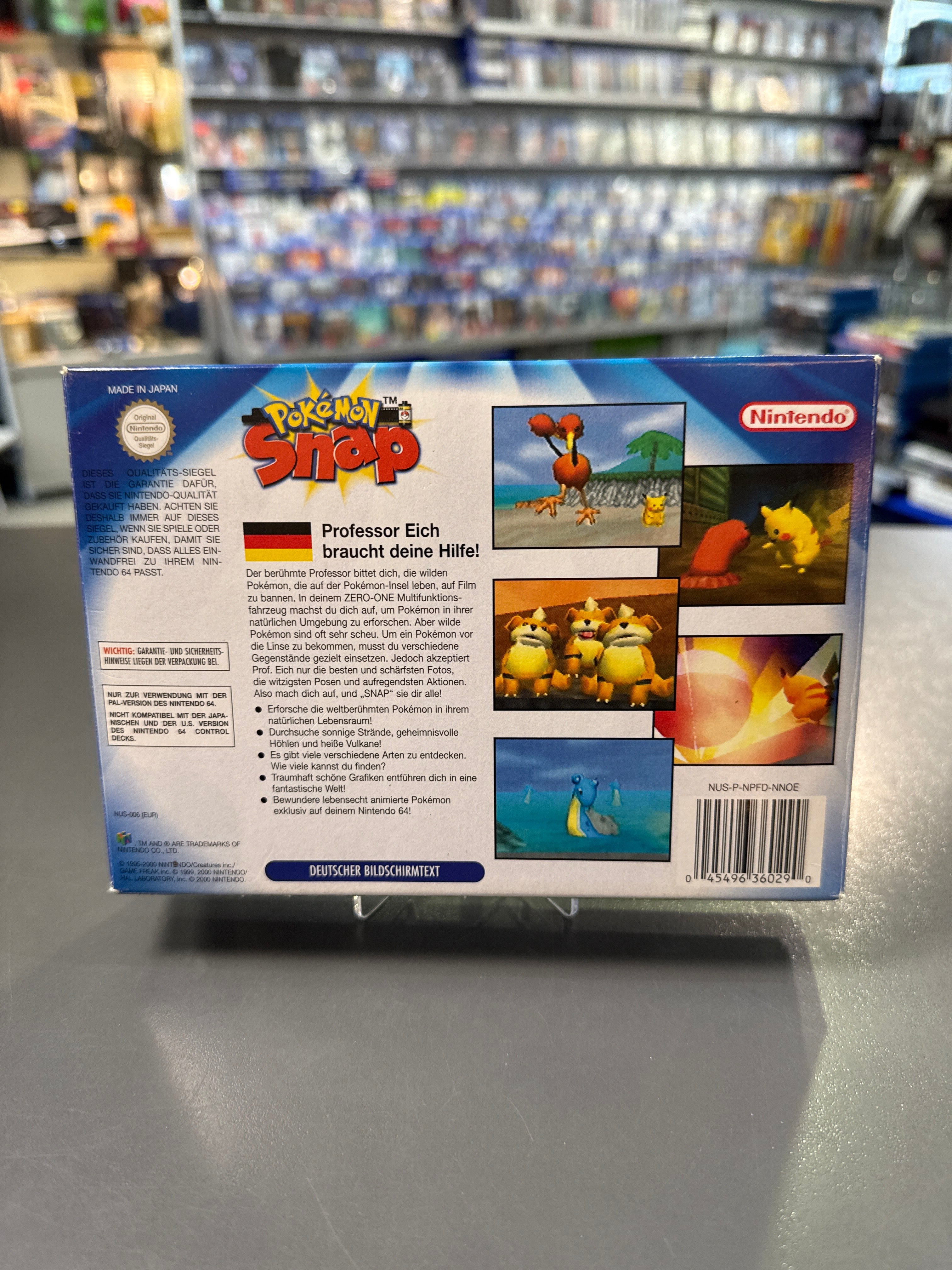 Pokemon Snap mit OVP Nintendo 64