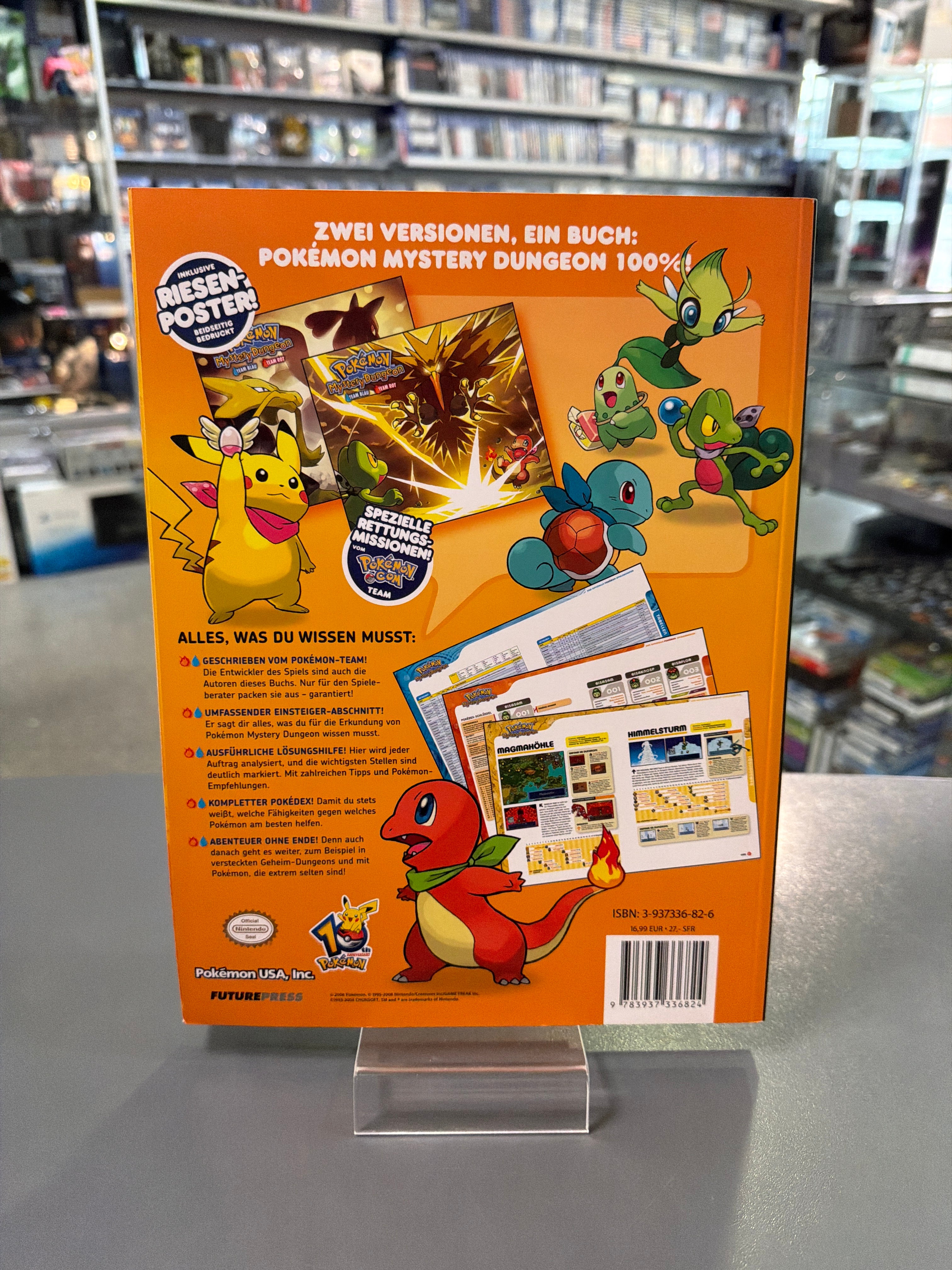 Pokemon Mystery Dungeon Lösungsbuch  Team Blau Team Rot gebraucht