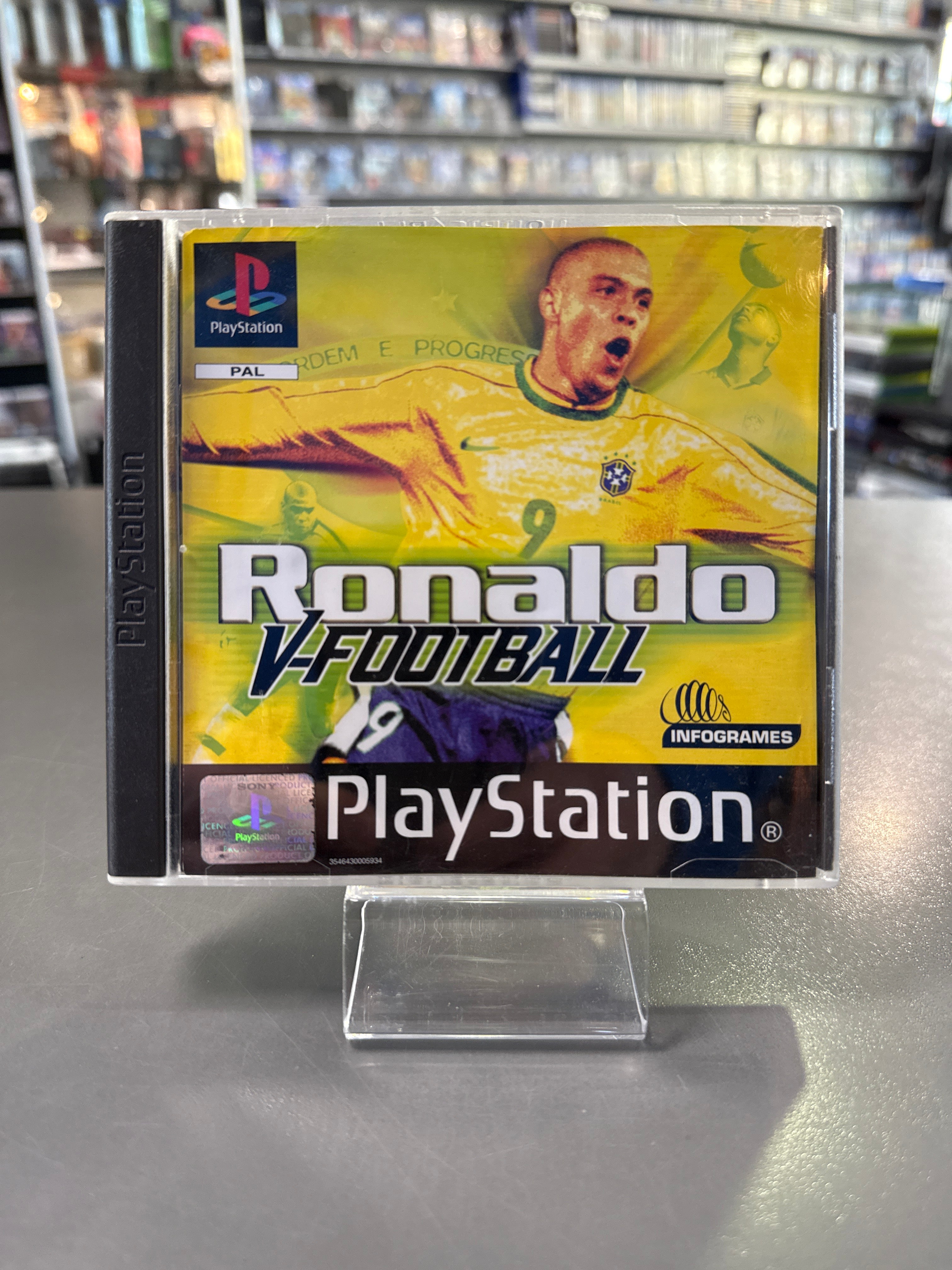 Ronaldo V Football (PlayStation 1, PS1) Deutsche Version*gebraucht