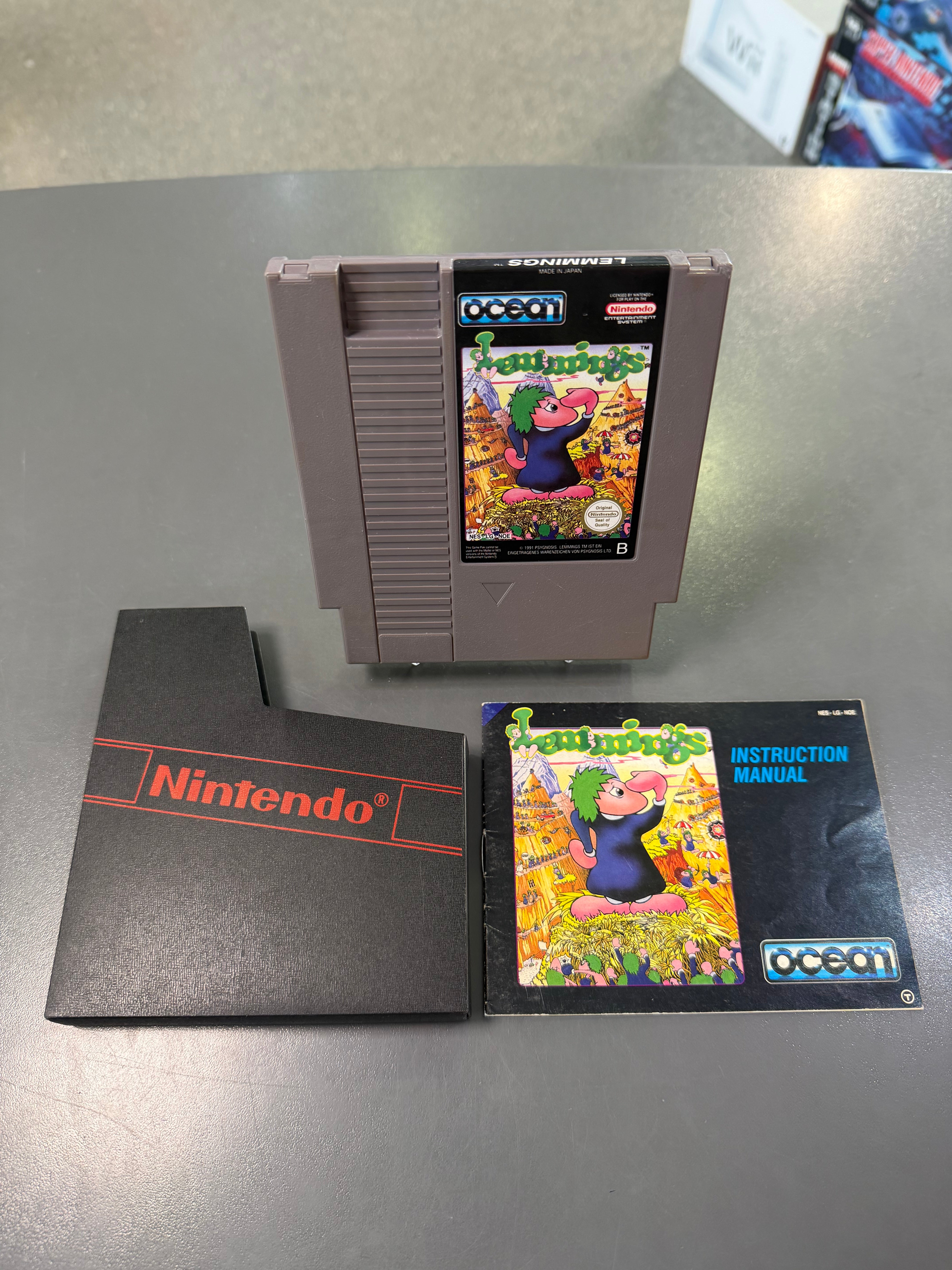 Lemmings – NES mit Schuber und Anleitung *gebraucht