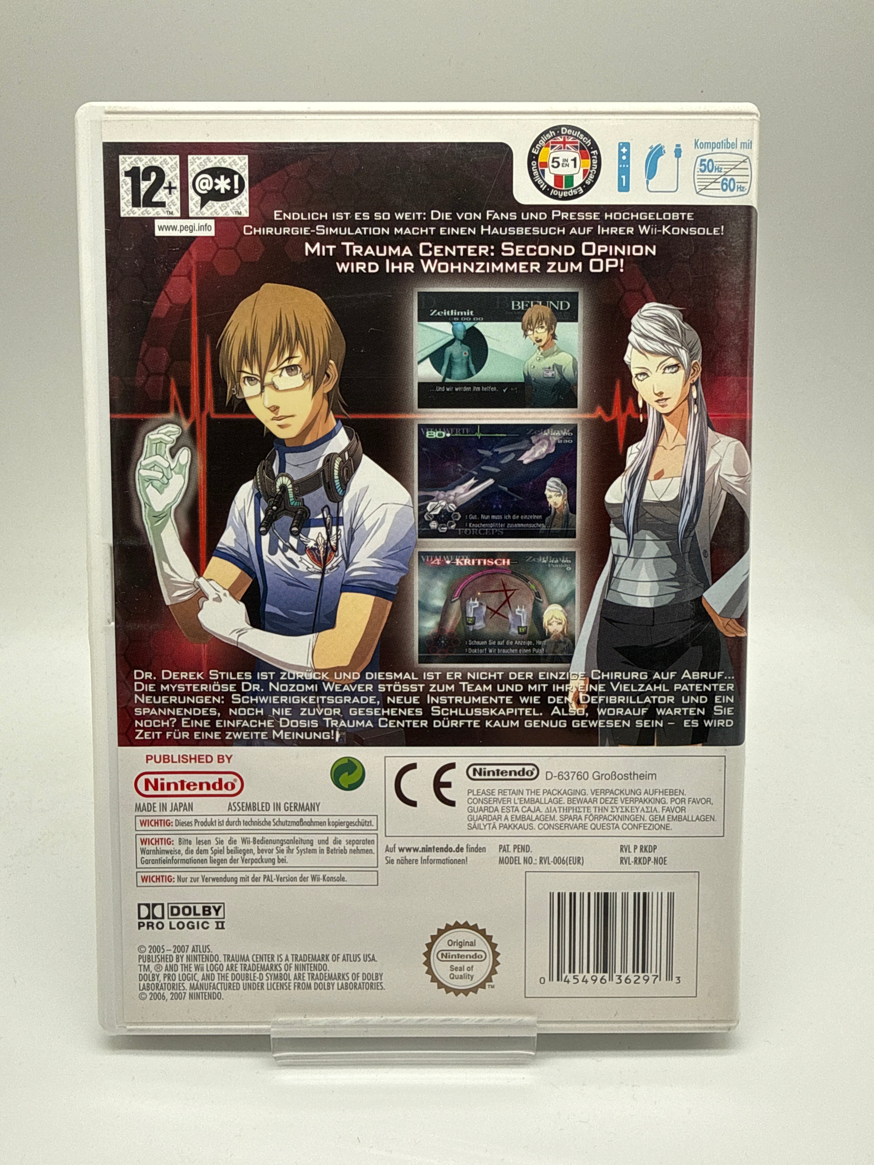 Trauma Center - Second Opinion Nintendo Wii *gebraucht