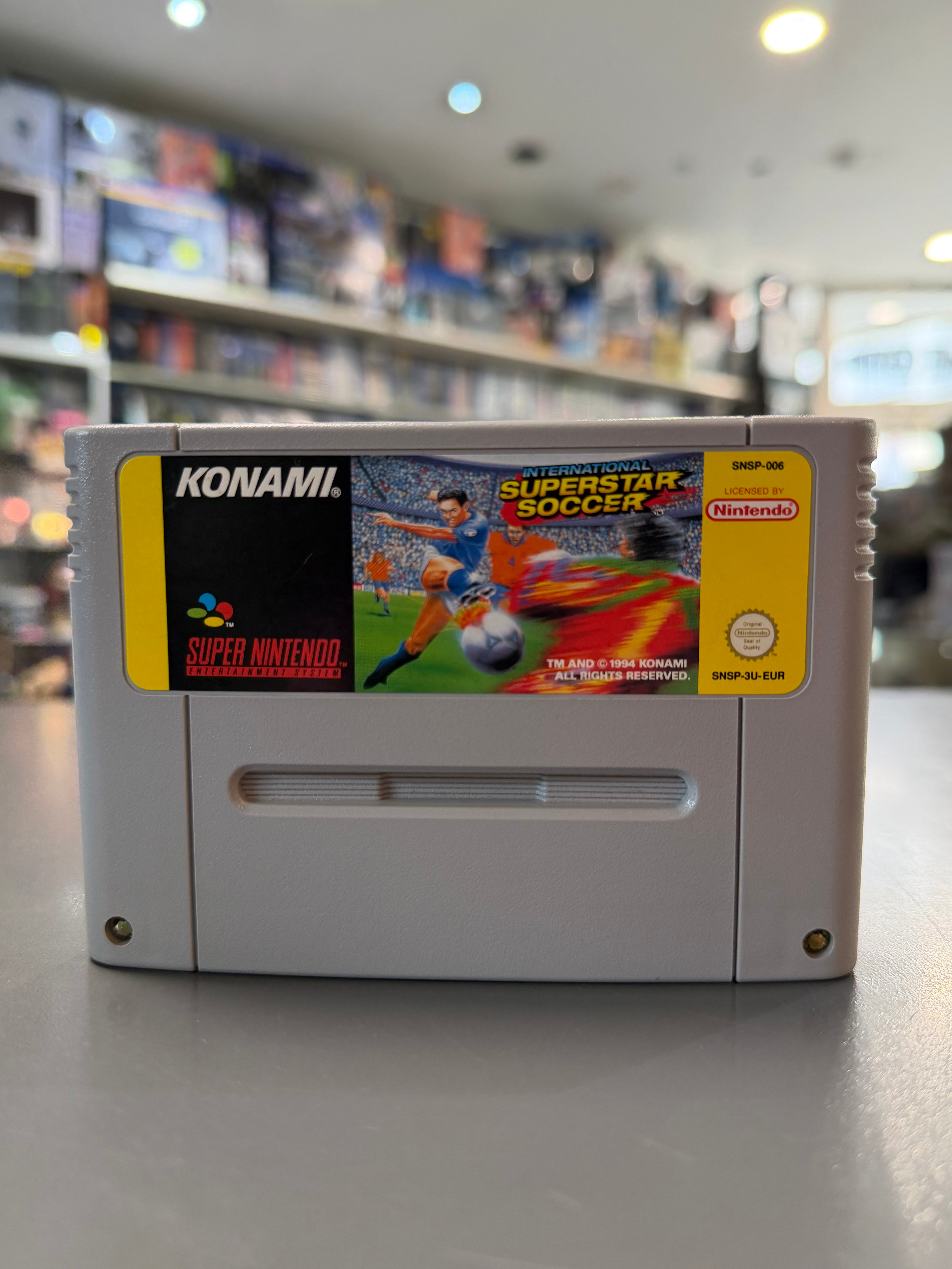 International Superstar Soccer SNES, Super Nintendo Modul *gebraucht
