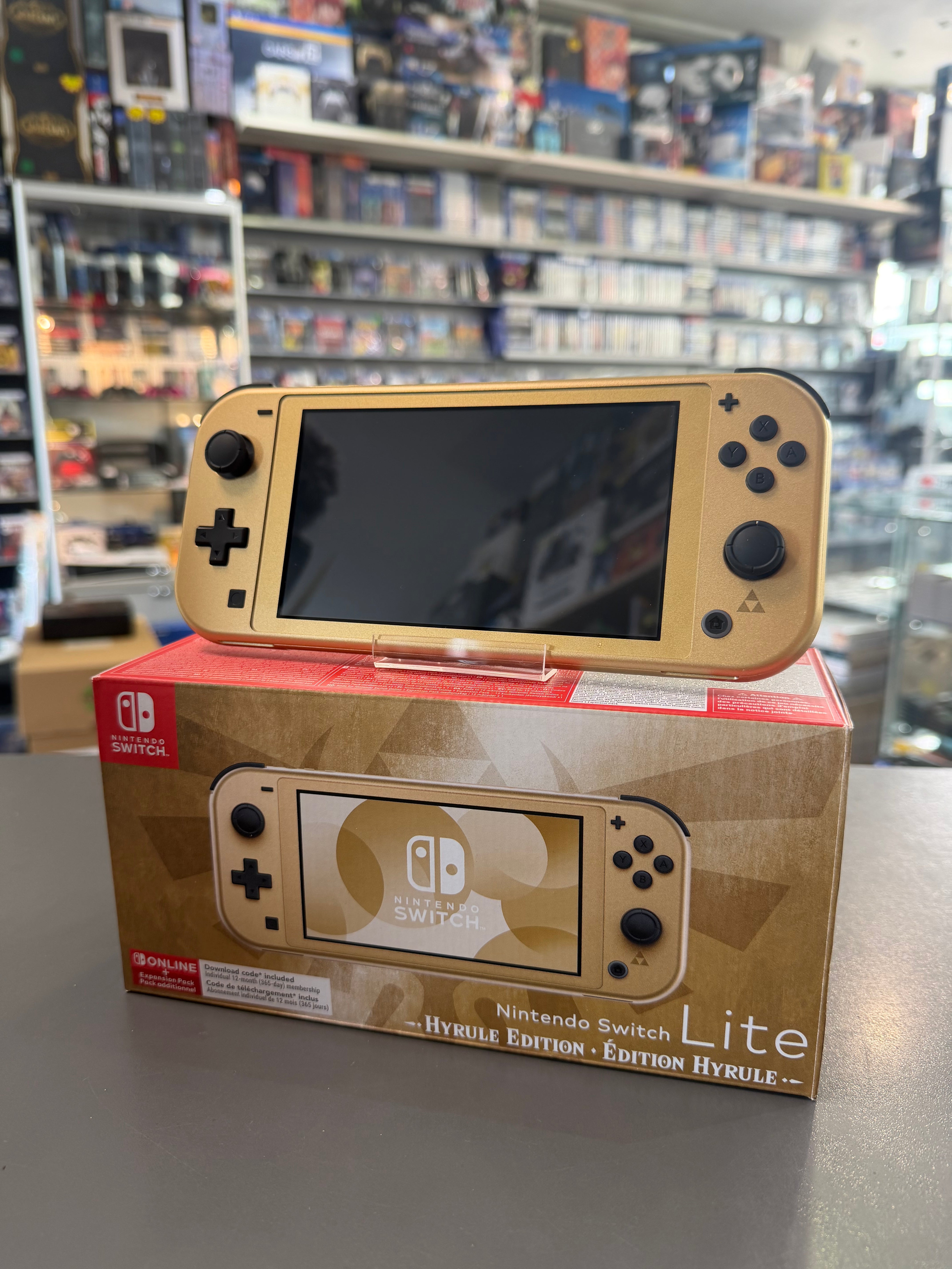 Nintendo Switch Lite Hyrule-Edition - Konsole *neuwertig
