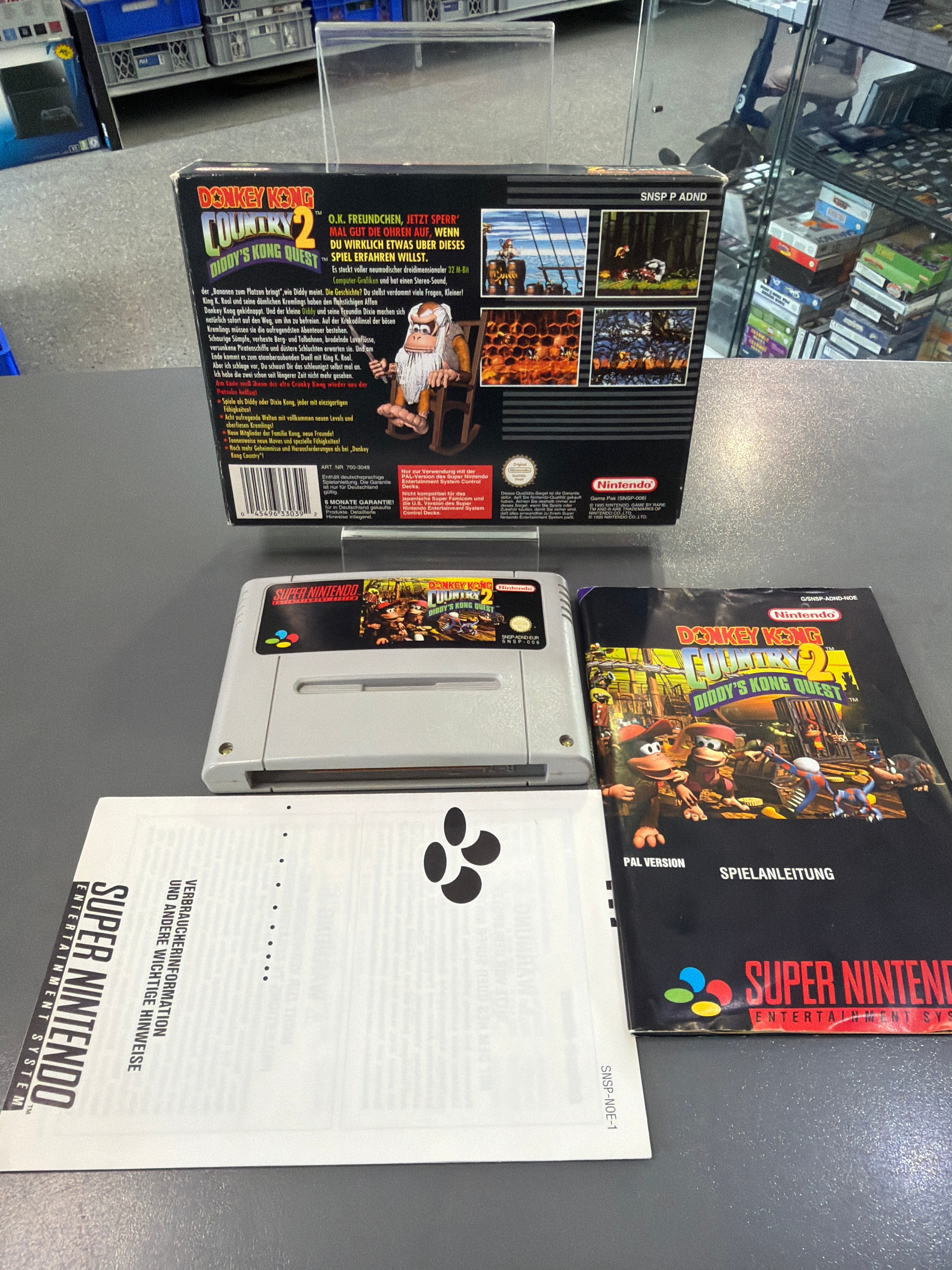 Donkey Kong Country 2 Super Nintendo OVP *gebraucht