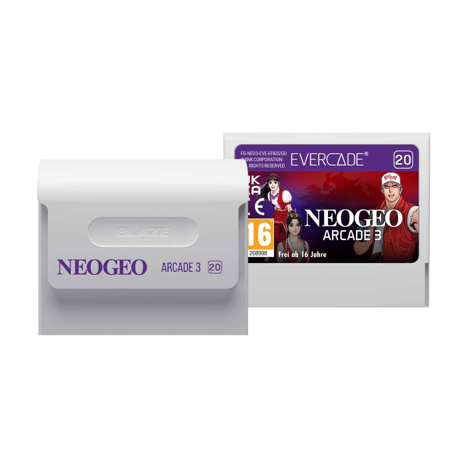 NEOGEO Arcade 3 Cartridge Evercade *Neu