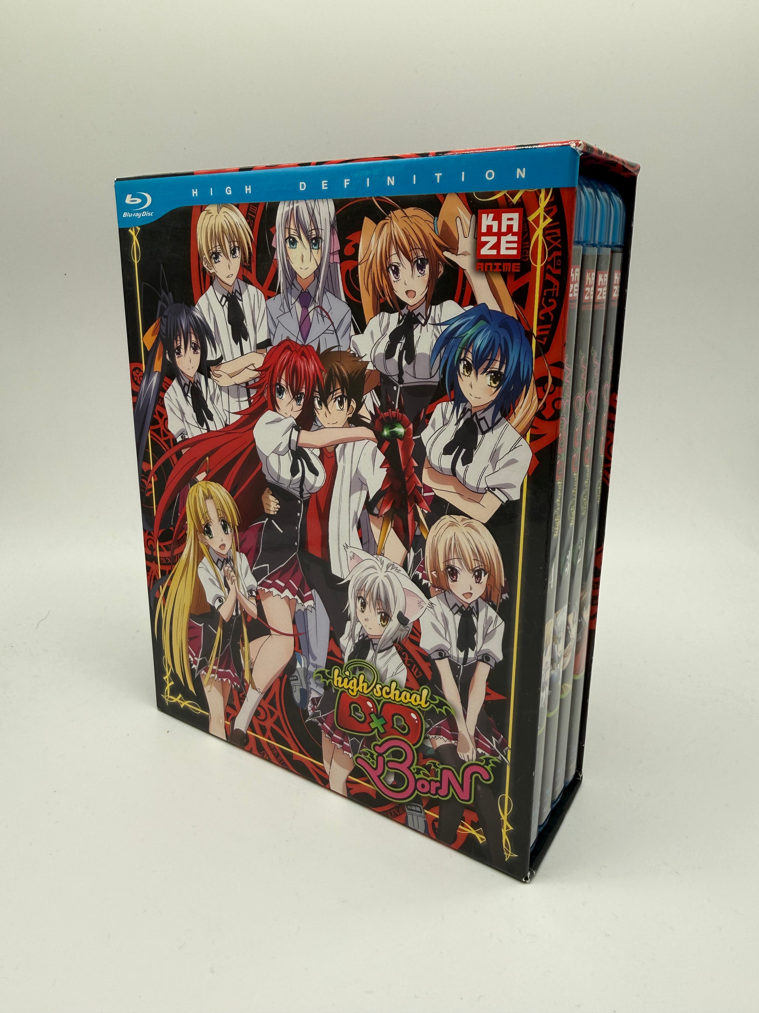 Highschool DxD yBorn Staffel 3 Bluray Vol.1-4 im Schuber *gebraucht