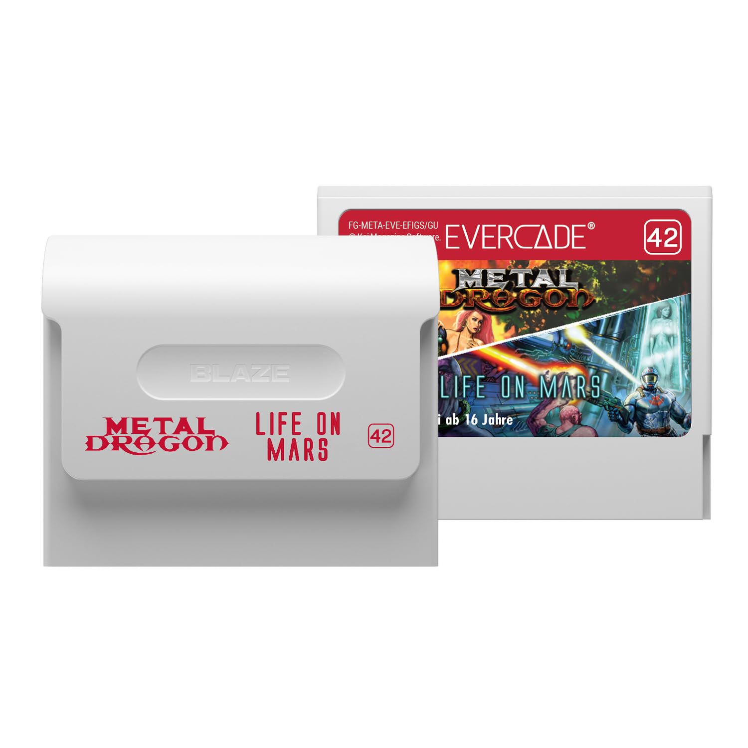 Metal Dragon/Life on Mars Cartridge Evercade *Neu