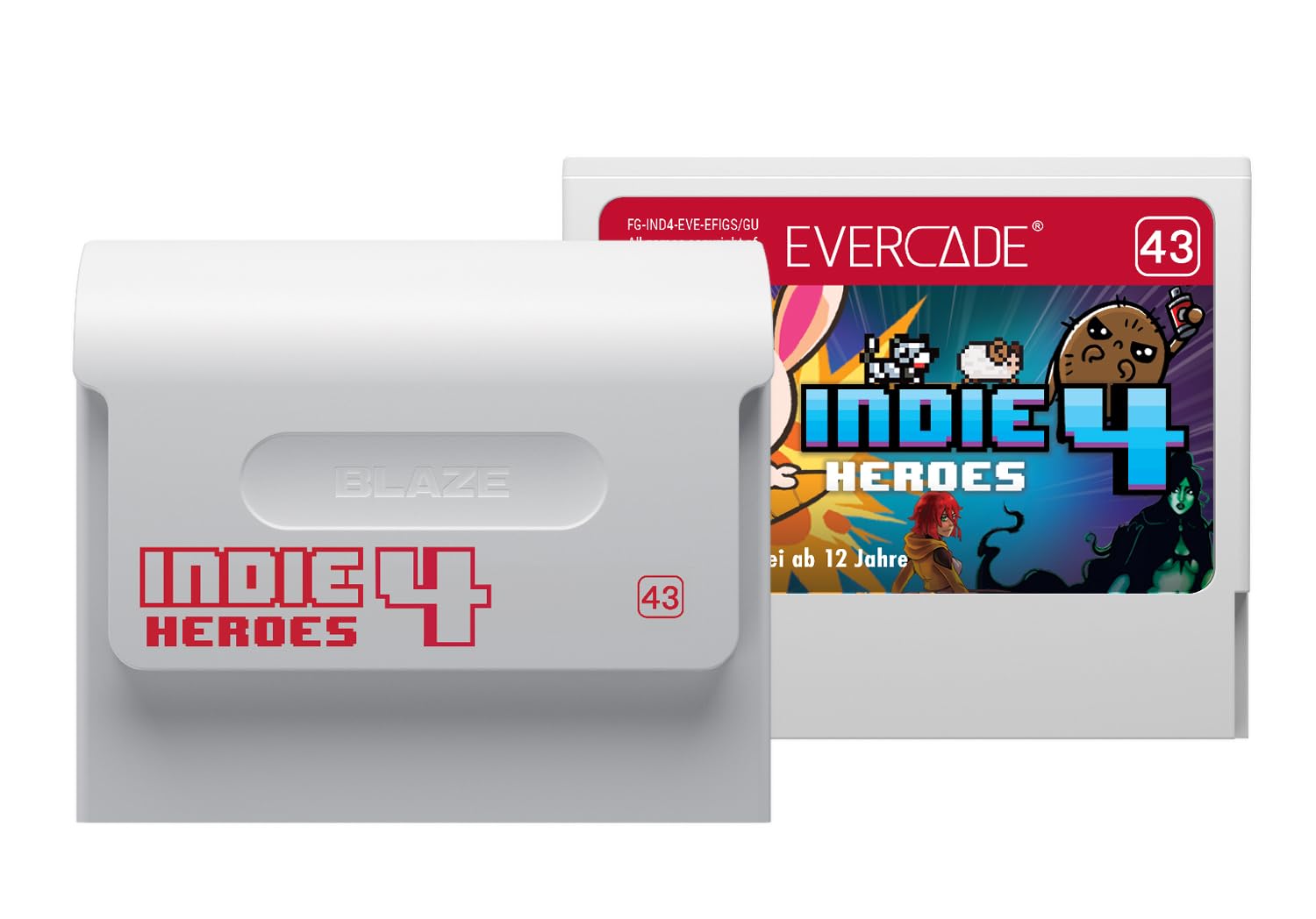 Indie Heroes Collection 4 Cartridge Evercade *Neu