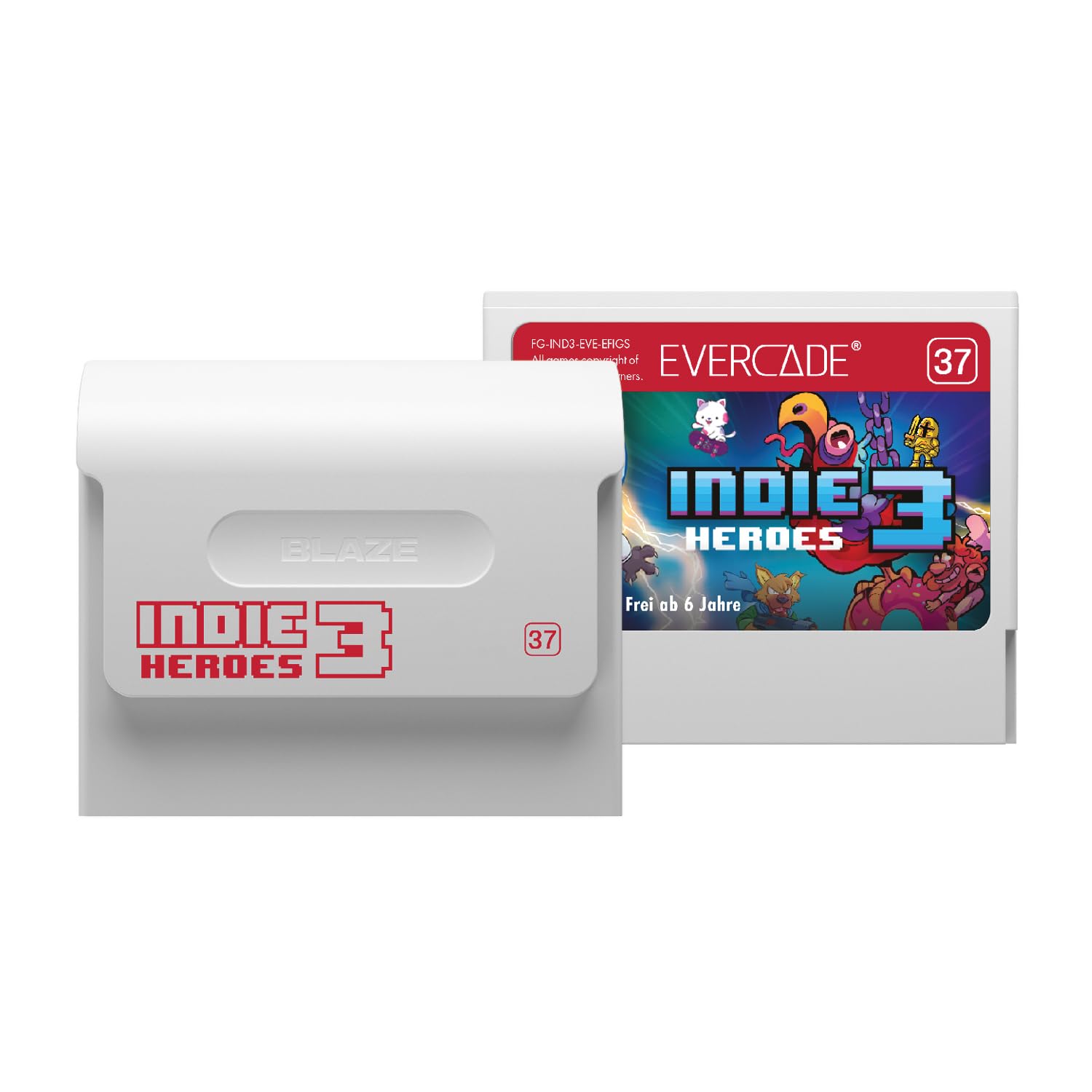 Indie Heroes Collection 3 Cartridge Evercade *Neu