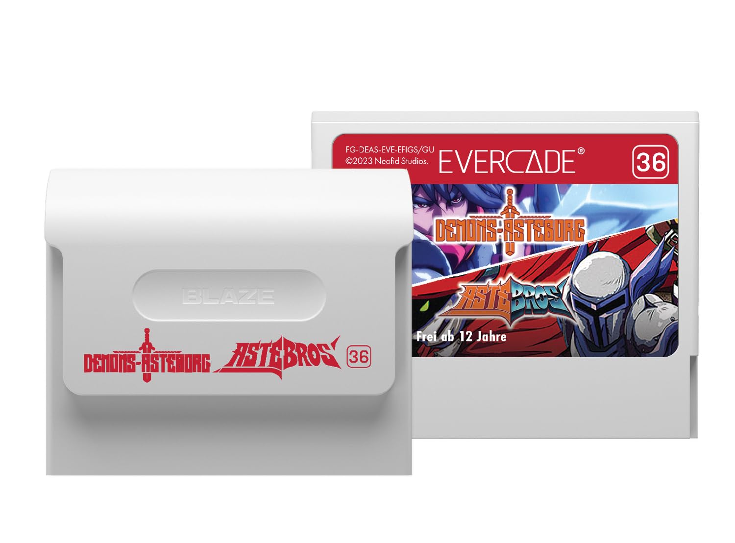 Demons of Asteborg / Astebros Cartridge Evercade *Neu