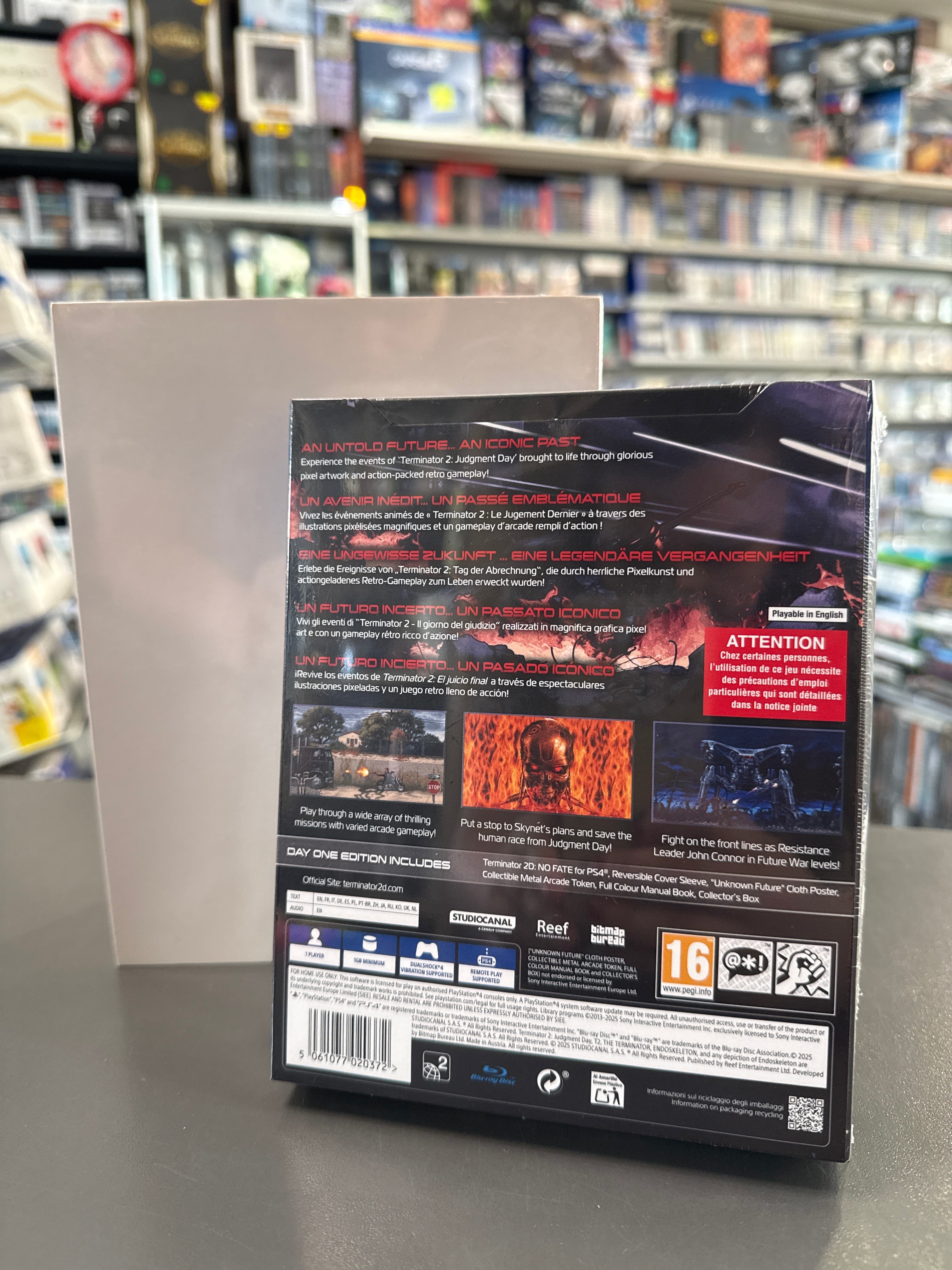 Terminator 2D No Fate D1 C.E. PlayStation 4 *Neu
