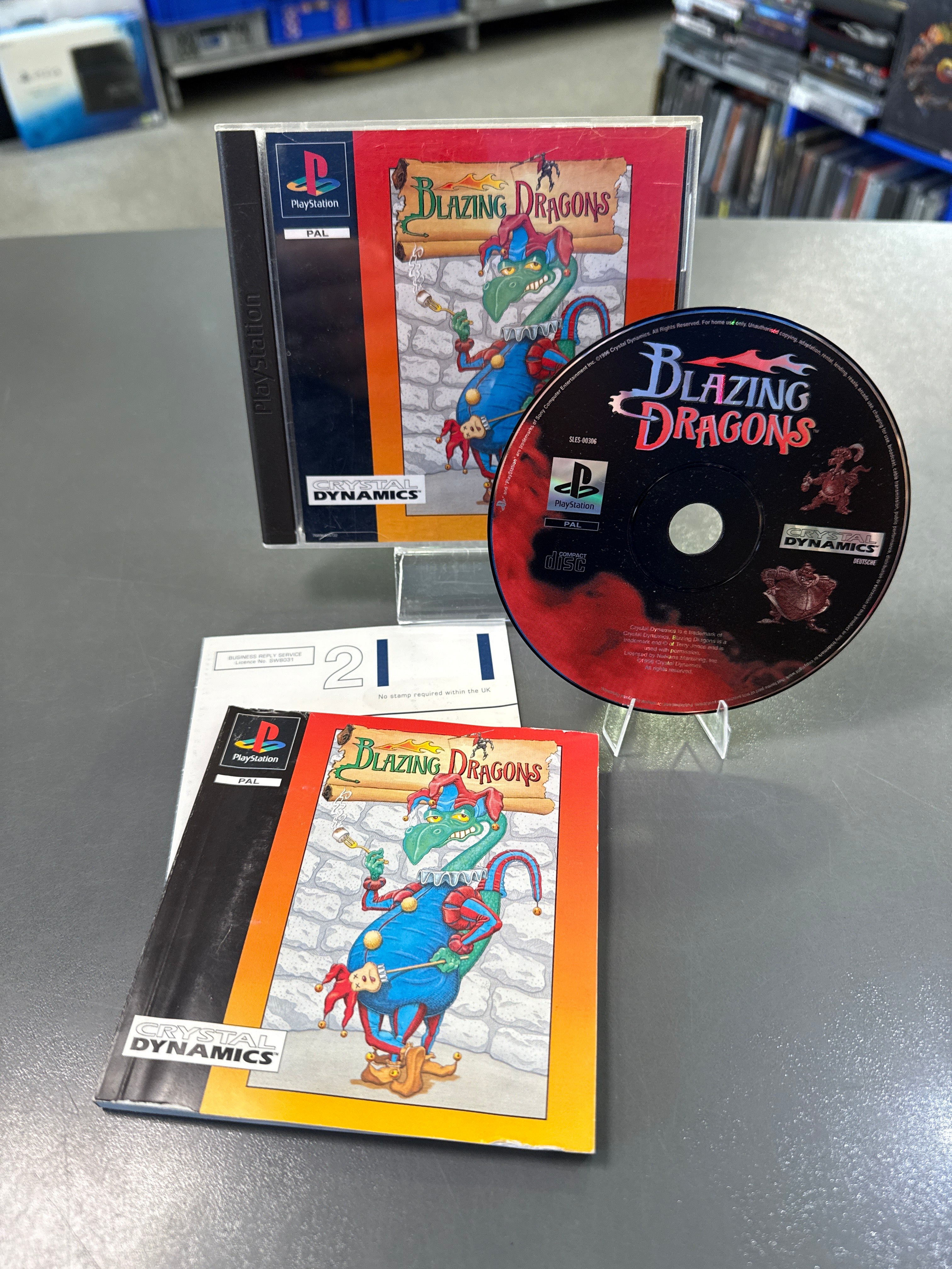 Blazing Dragons (PlayStation 1, PS1) - Deutsche Version*gebraucht