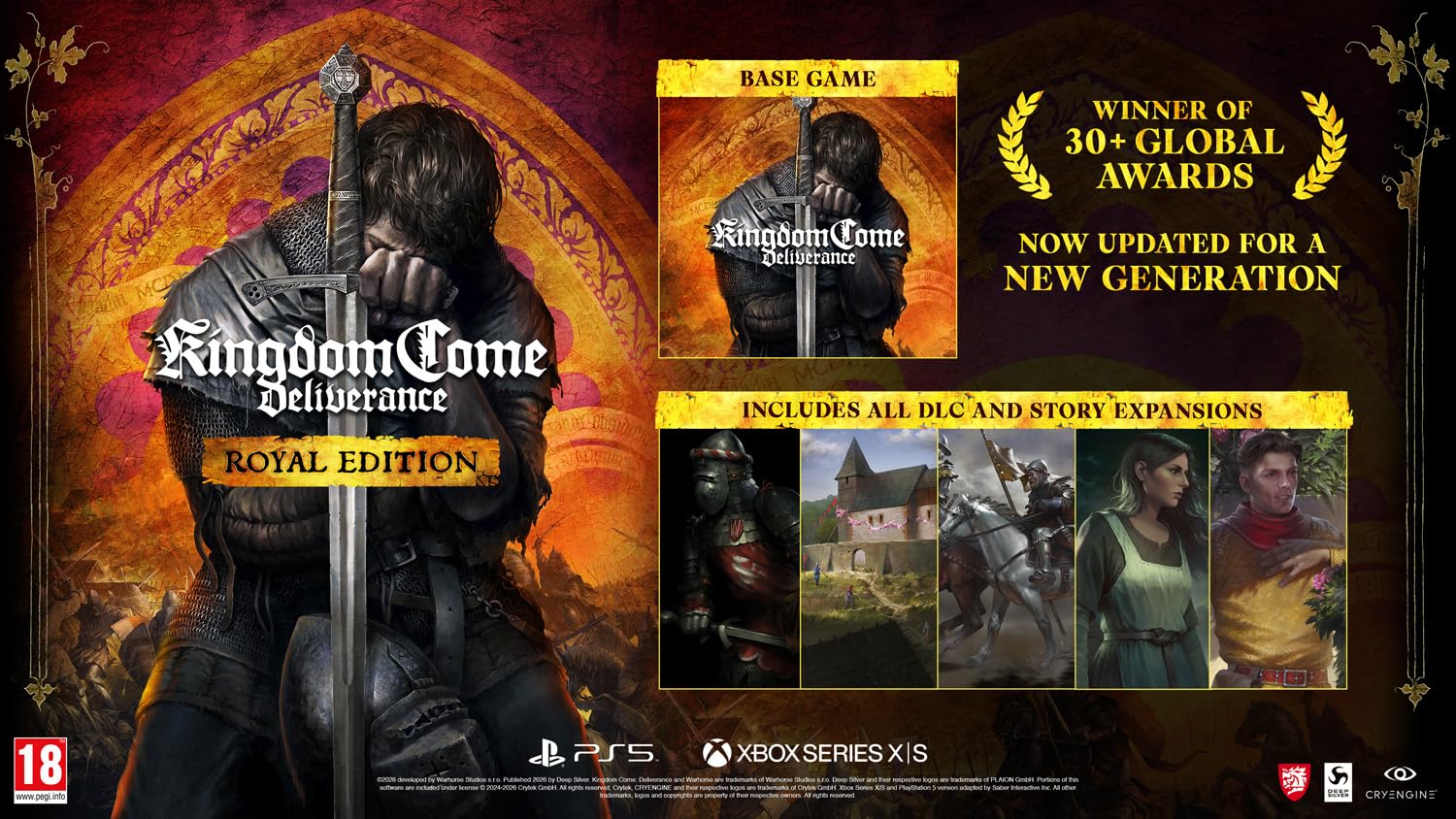 Kingdom Come: Deliverance Royal Edition Playstation 5, PS5 *Neu