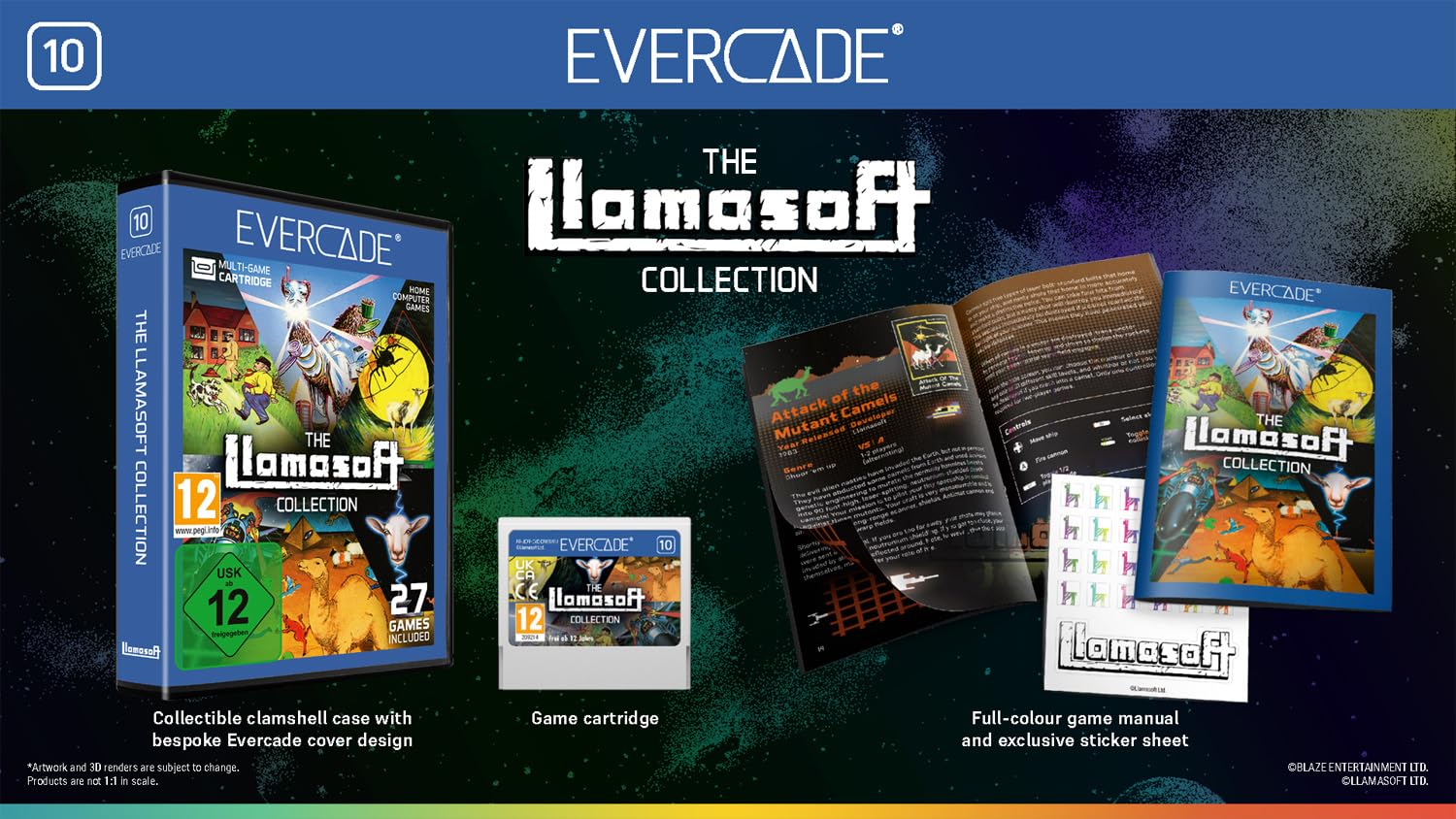 The Llamasoft Collection 1 Cartridge Evercade *Neu