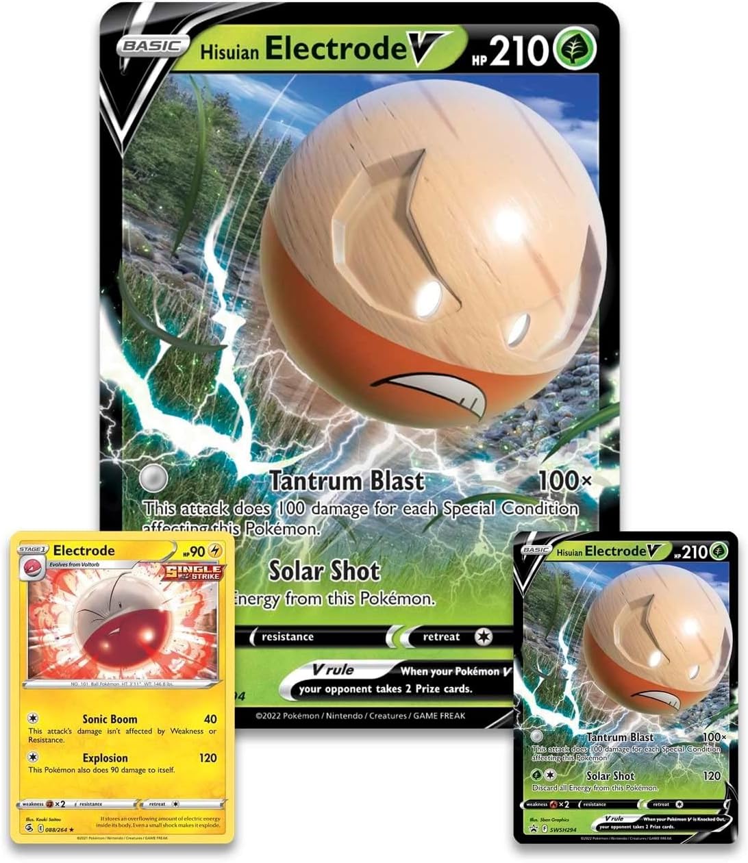 Pokémon Hisuian Electrode V Collection Box *Englische Version*