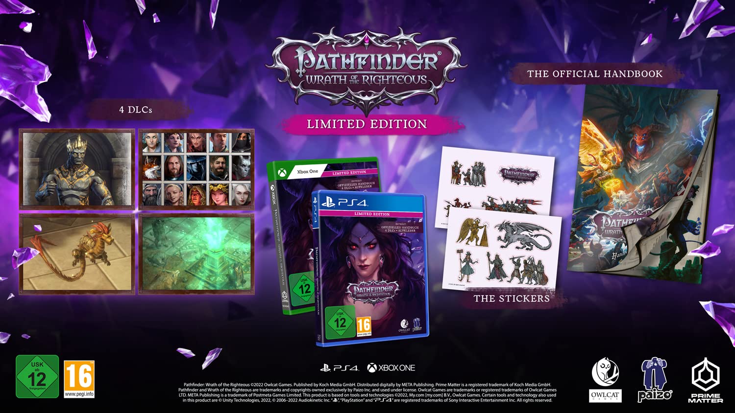 Pathfinder: Wrath of the Righteous Limited Edition PS4 *Neu