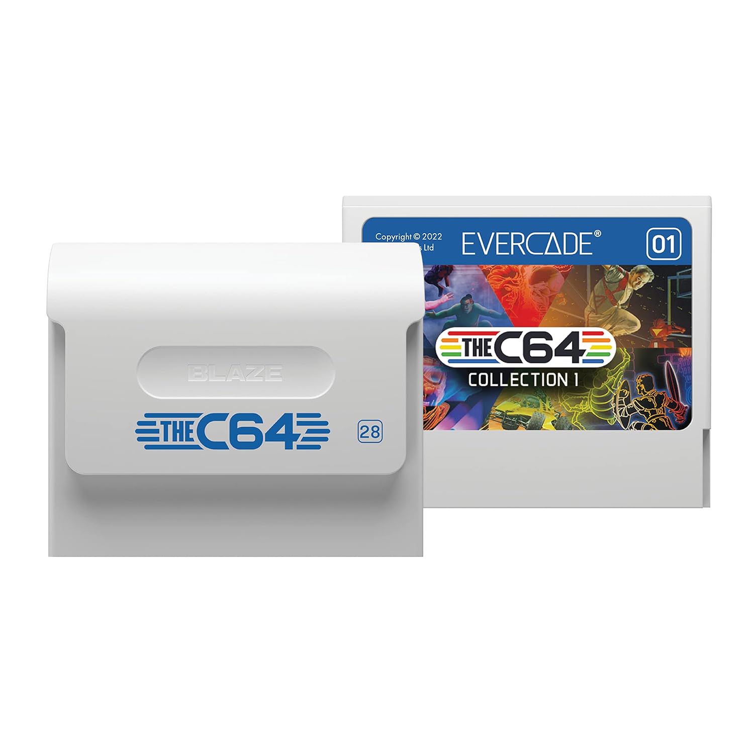 The C64 Collection 1 Cartridge 1 - Blue Collection Evercade *Gebraucht