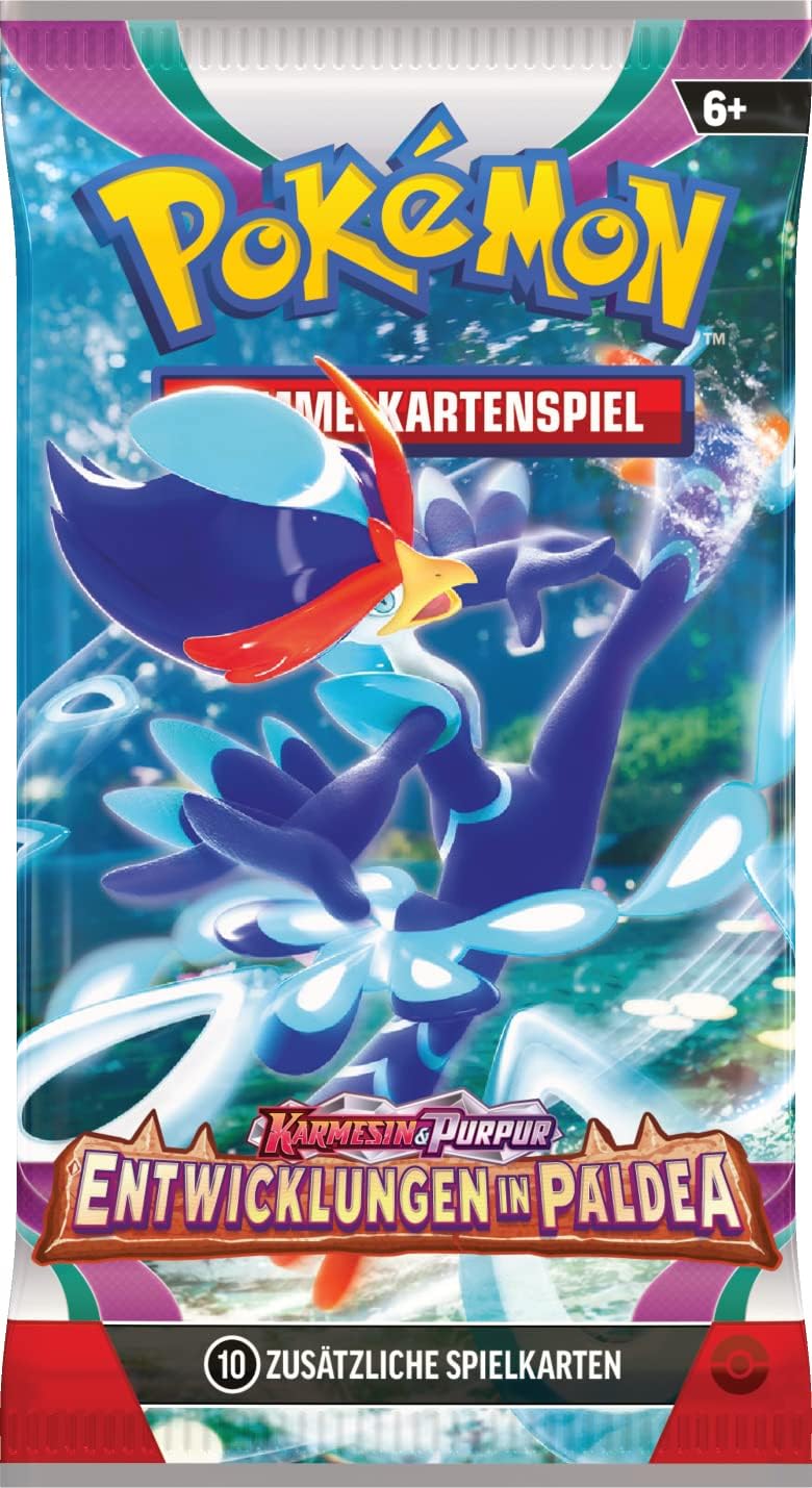 Pokémon TCG Karmesin & Purpur: Entwicklungen in Paldea Booster *Deutsche Version*