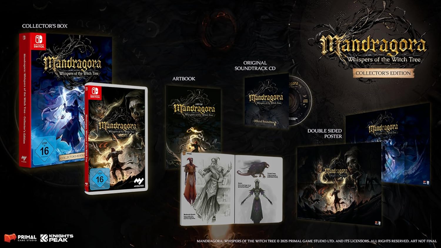 Mandragora: Whispers of the Witch Tree - Collector´s Edition Nintendo Switch PEGI Version *Neu
