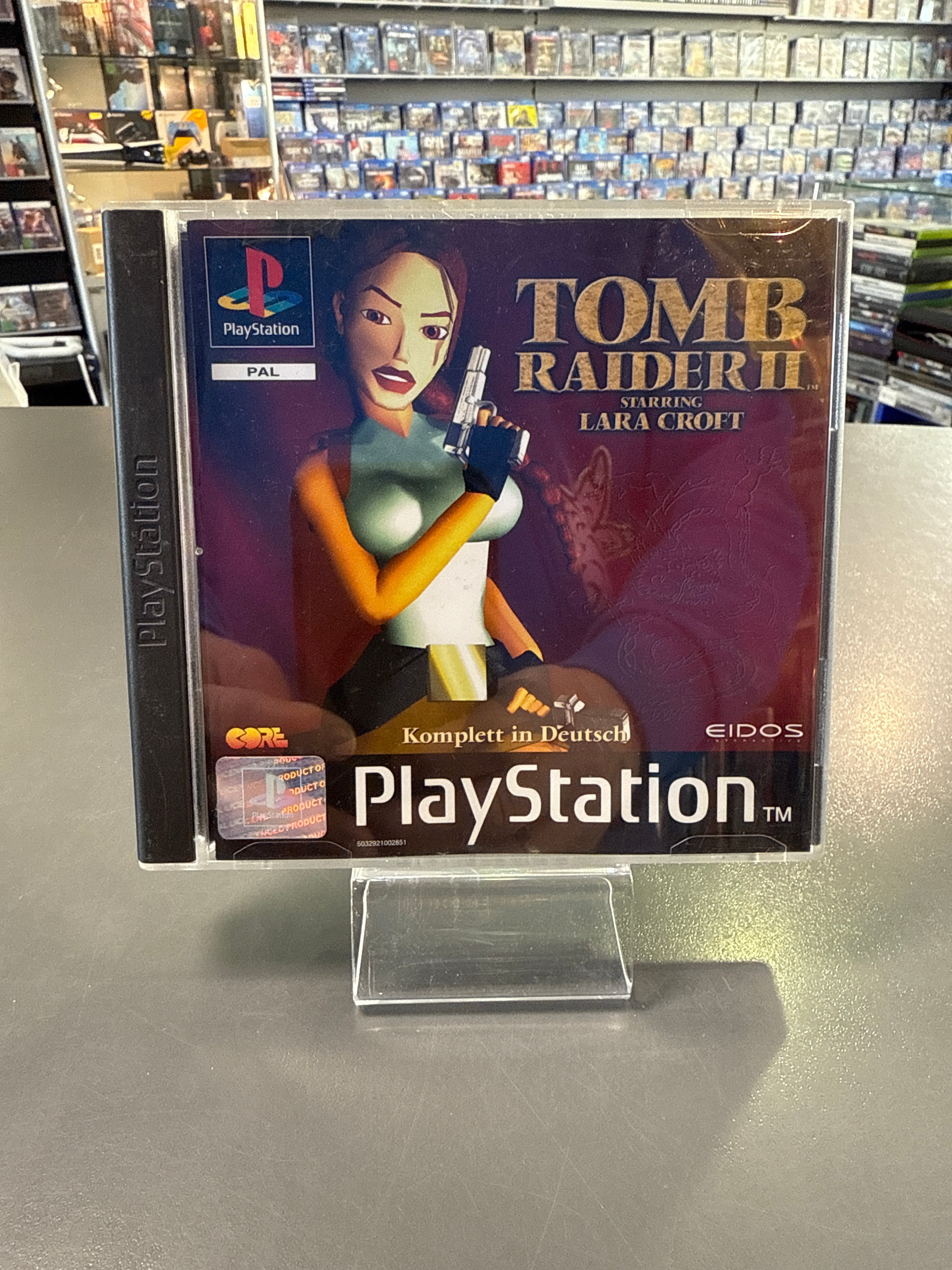 Tomb Raider II (PlayStation 1, PS1) - Deutsche Version Black Label *gebraucht